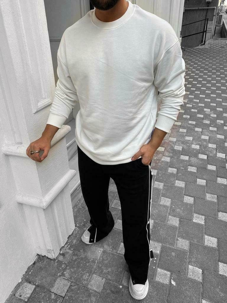 Megaman Jeans Rundhalspullover Oversize Pullover Herren günstig online kaufen