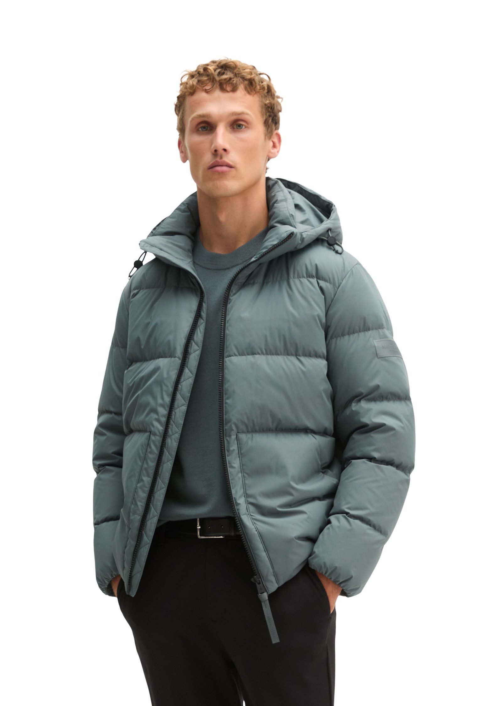 Marc O'Polo Outdoorjacke mit abnehmbarer Kapuze