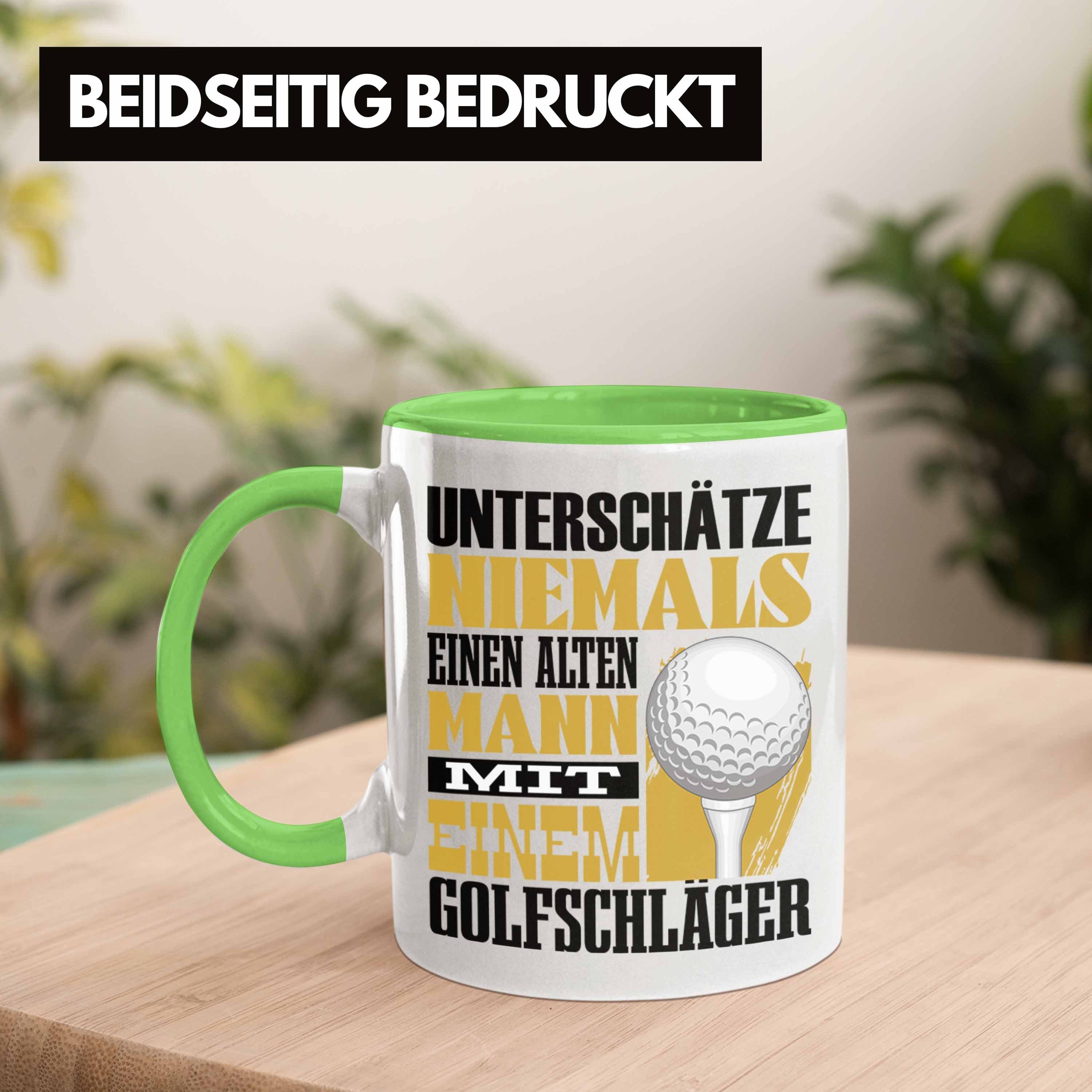 Spruch Golfer Lustiger Unterschätze Geschenk Grün Ni Tasse Tasse Trendation für Golfspieler