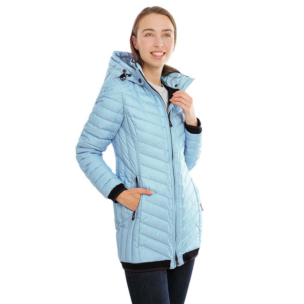 Knuffelwuff Outdoorjacke leichte Übergangsjacke Brooklyn mit abnehmbarer Kapuze