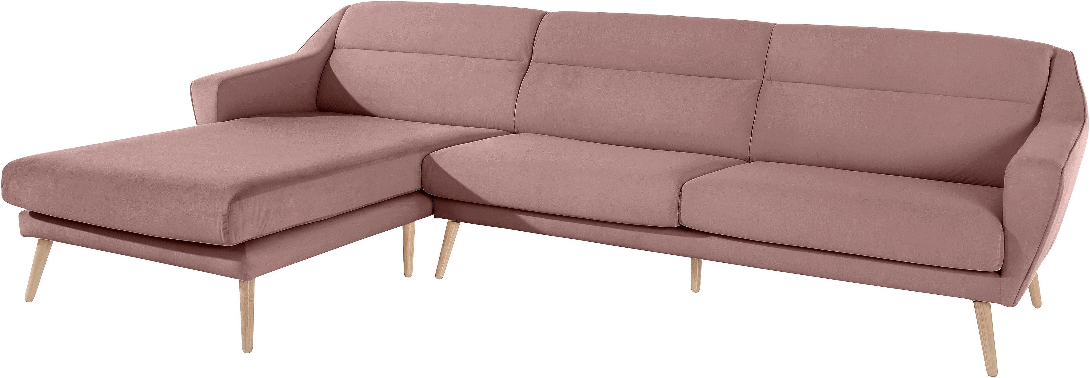 andas Ecksofa Bille L-Form, mit Naht günstig online kaufen