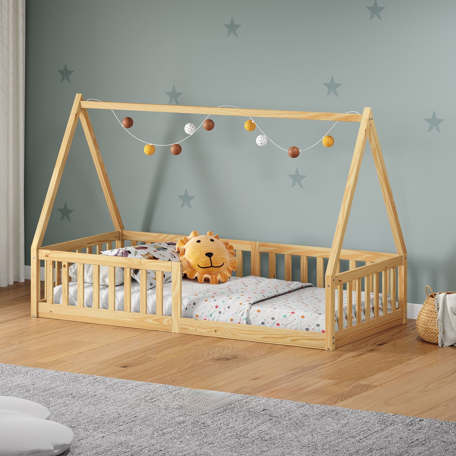IDIMEX Kinderbett NICOLAS, Kinderbett in Hausform, günstig online kaufen