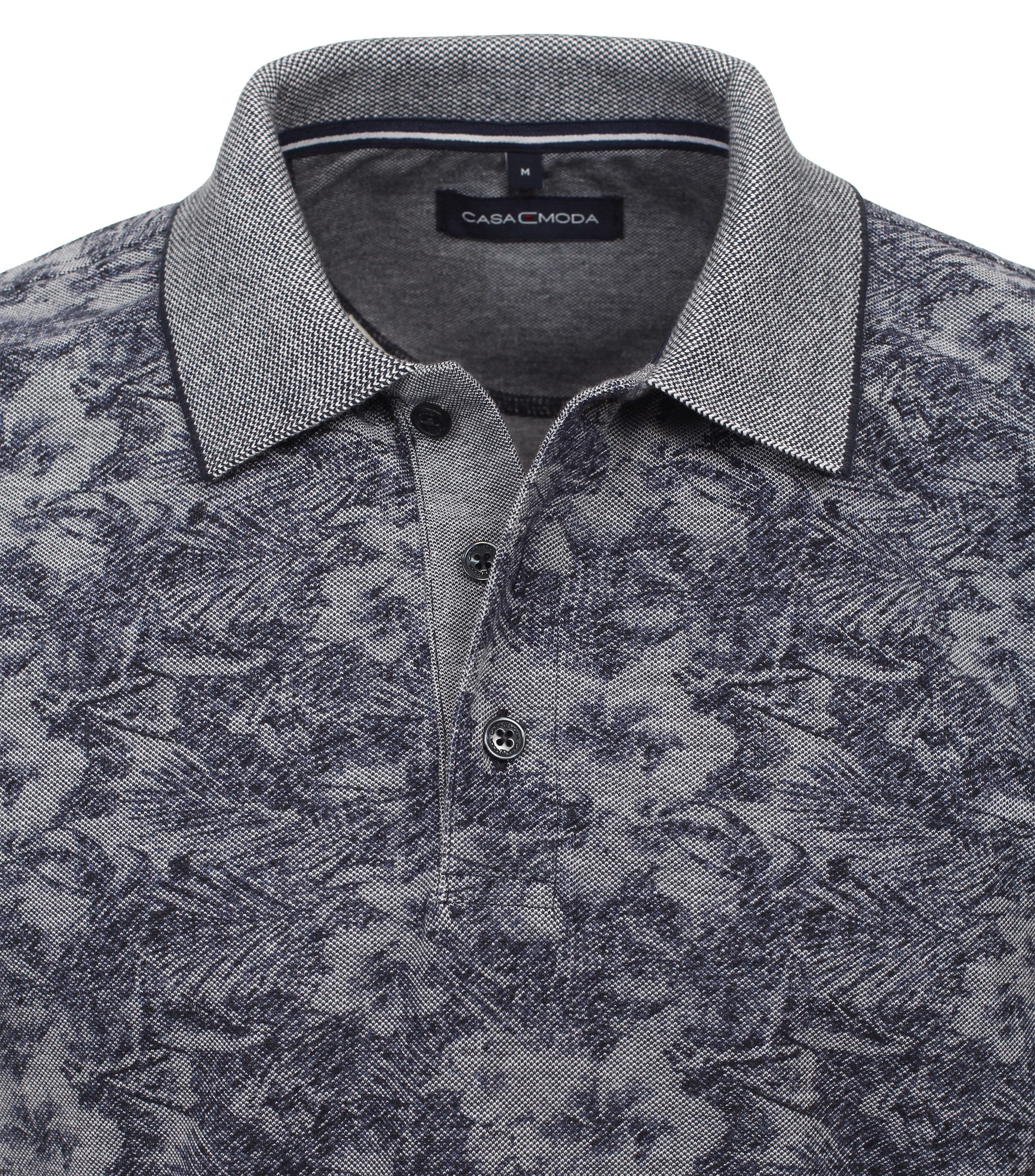 CASAMODA Poloshirt CASAMODA Polo-Shirt gemustert – Bild 3 von 4