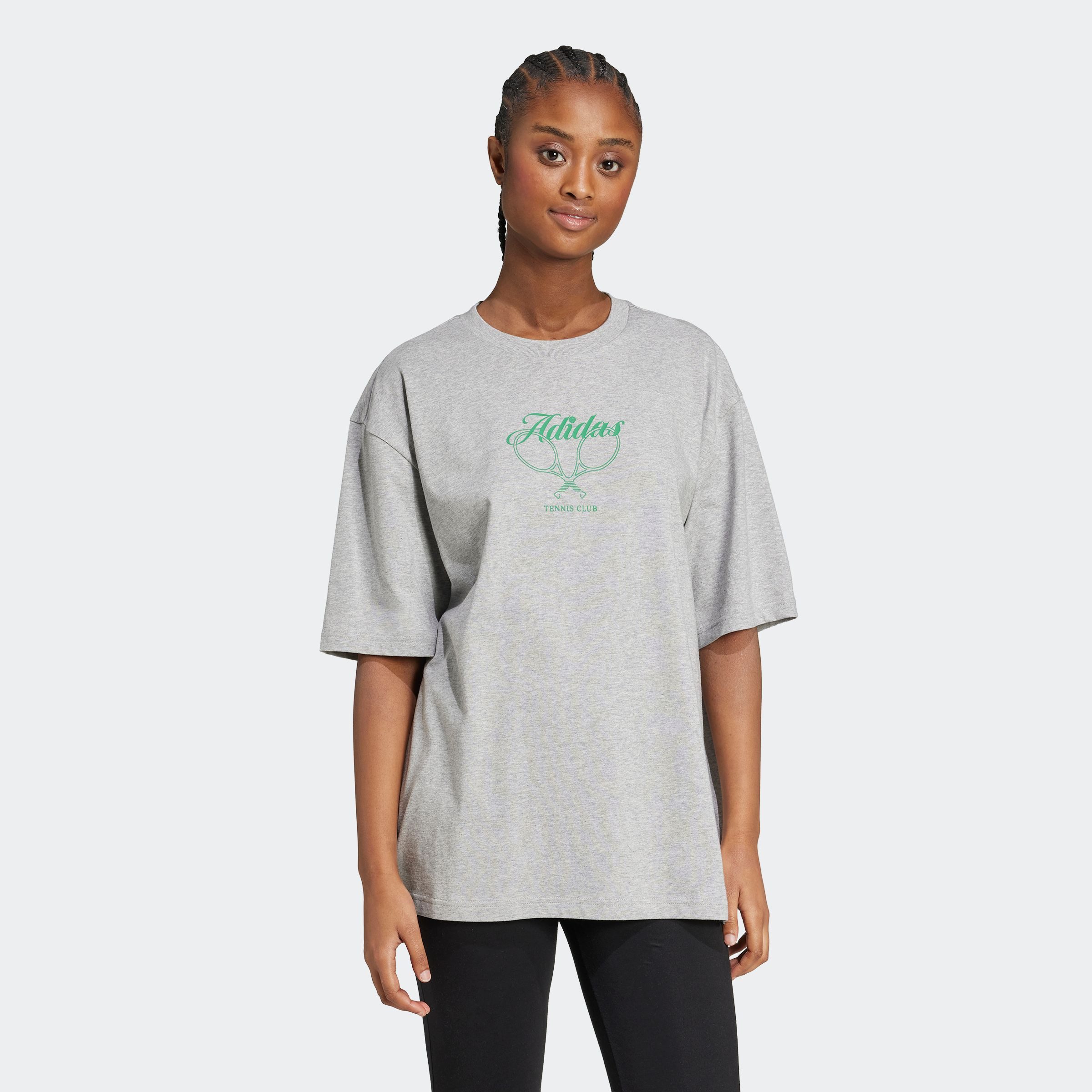adidas Sportswear T-Shirt W INTL SS T Oversize-Passform, kurze Ärmel, aus B günstig online kaufen