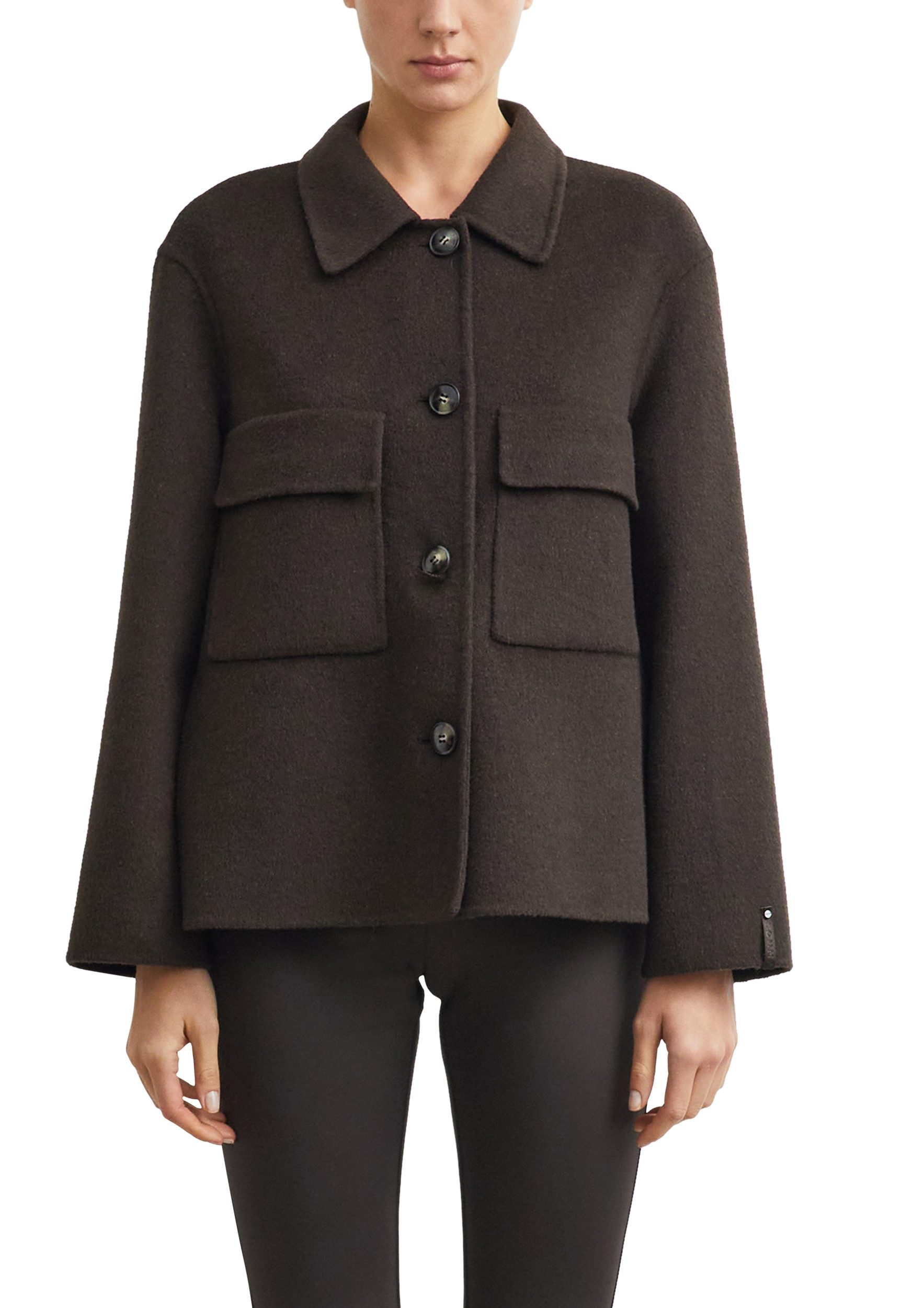 comma Blusenblazer Outdoor-Jacke BROWN