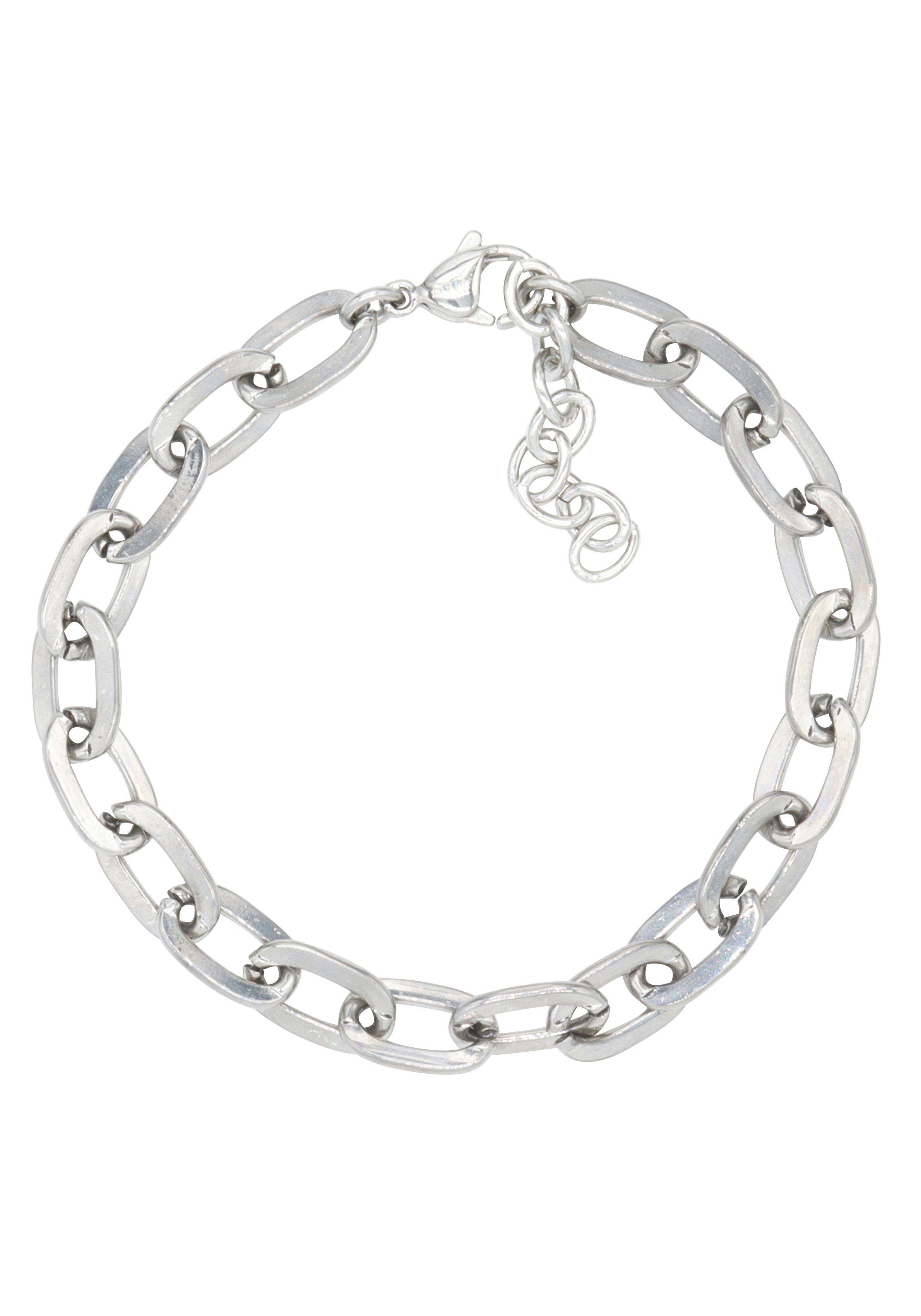 Firetti Edelstahlarmband Schmuck Geschenk Ankerkettengliederung, 5 mm breit, Made in Germany