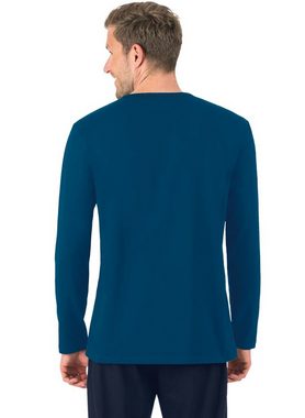 Trigema Longsleeve TRIGEMA Langarmshirt aus Biobaumwolle (1-tlg)