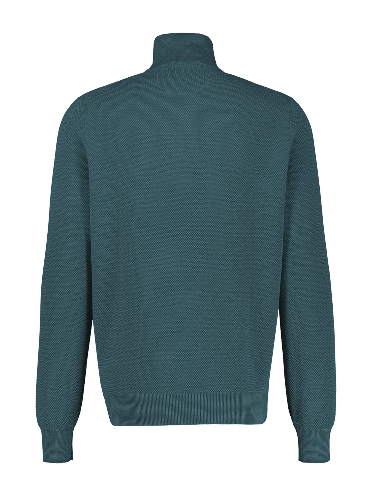 LERROS Sweatshirt Eleganter Troyer in 2-Tone-Optik aus Baumwollstrickgewebe