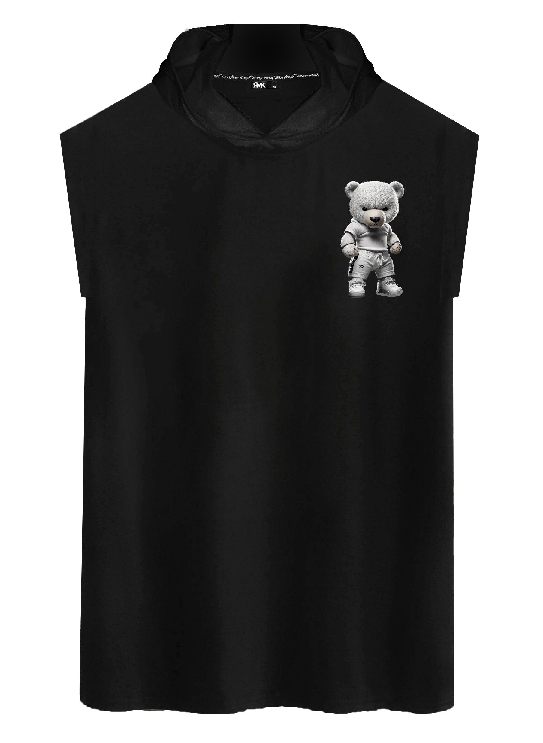 RMK Tanktop Herren Tanktop Muskelshirt Gym Ärmellos Shirt mit Teddybär Druc günstig online kaufen