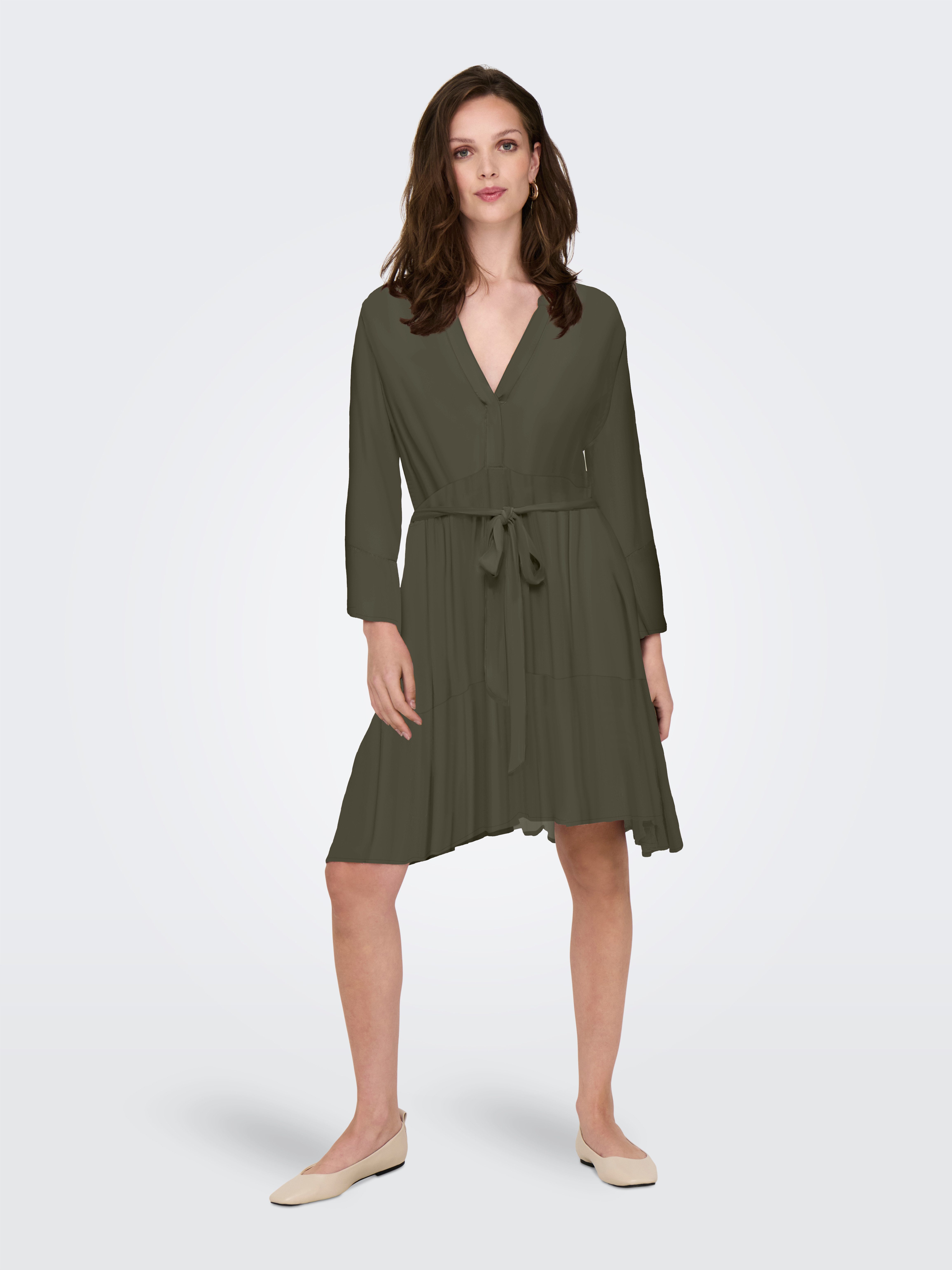 ONLY Blusenkleid ONLCLEMMENTINE LIFE 3/4 DRESS günstig online kaufen