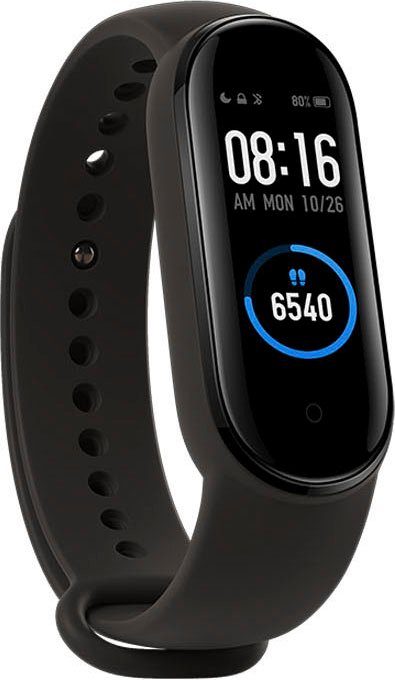 Mi Fitnesstracker Aktivitätstracker Smart Band 5 Armband Bluetooth 5.0 schwarz 