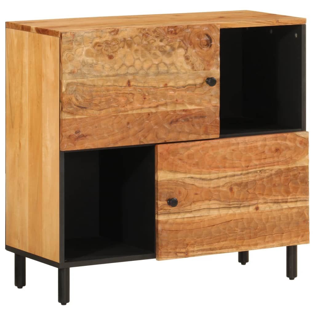 vidaXL Sideboard NA Beistelltisch 80x33x75 cm Massivholz Akazie