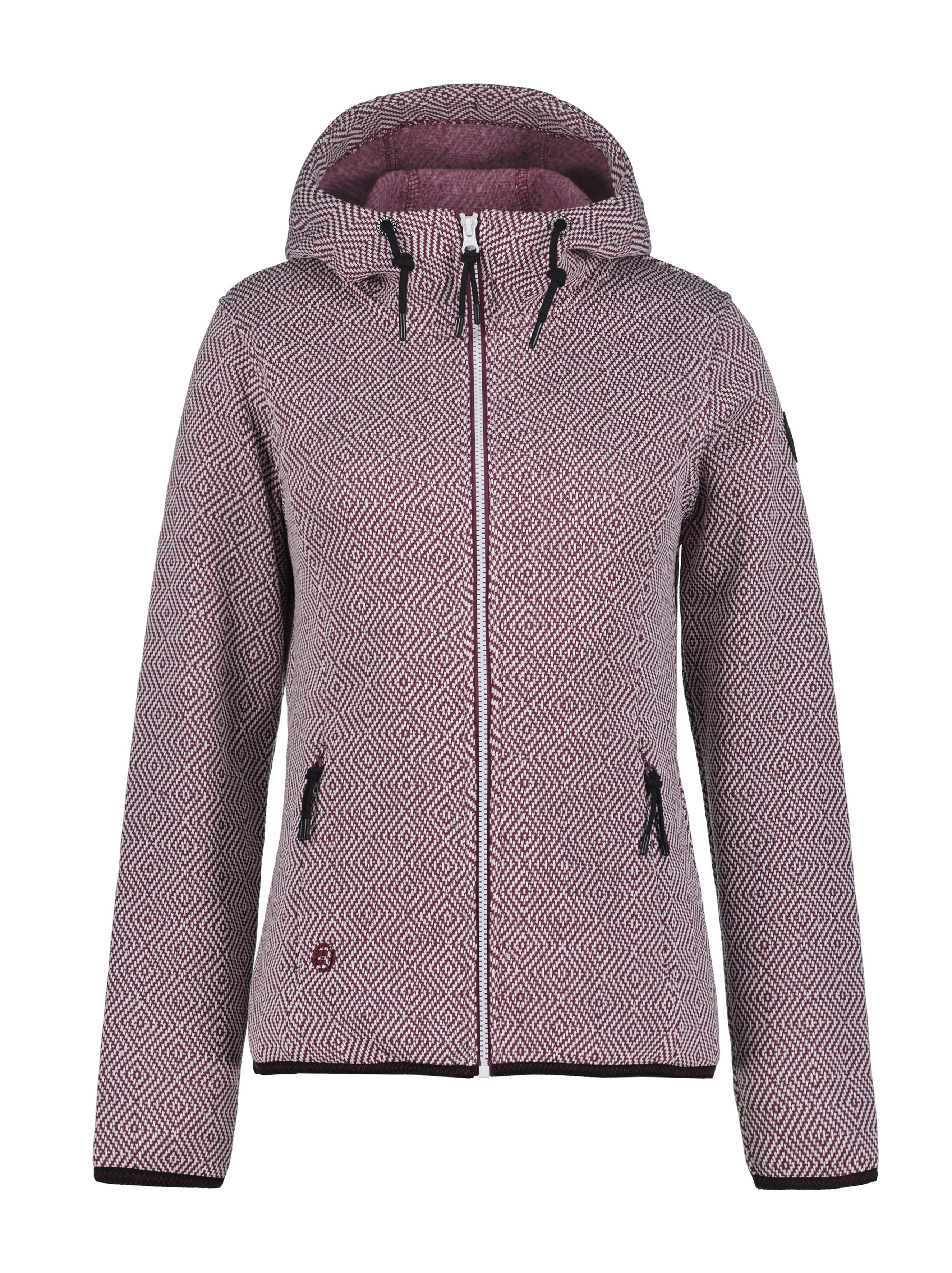 Icepeak Strickfleecejacke "D STRICKFLEECEJACKE ADRIAN", (1 St.), mit Kapuze günstig online kaufen
