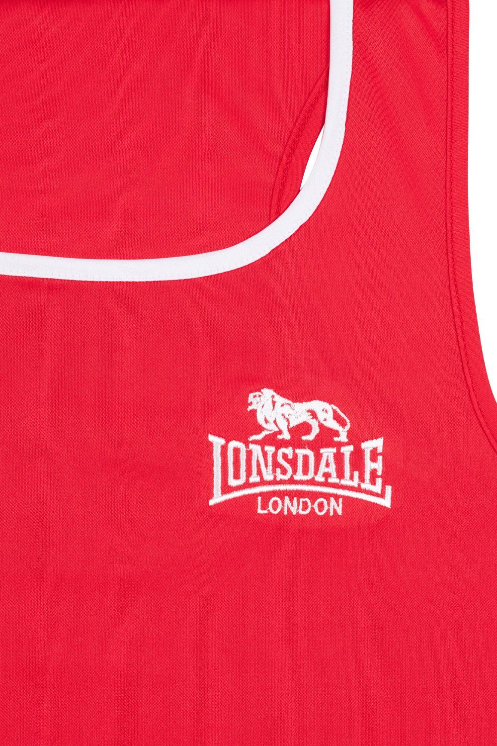 Sporttop Lonsdale Lonsdale Singlet Erwachsene Amateur red T-Shirt Herren