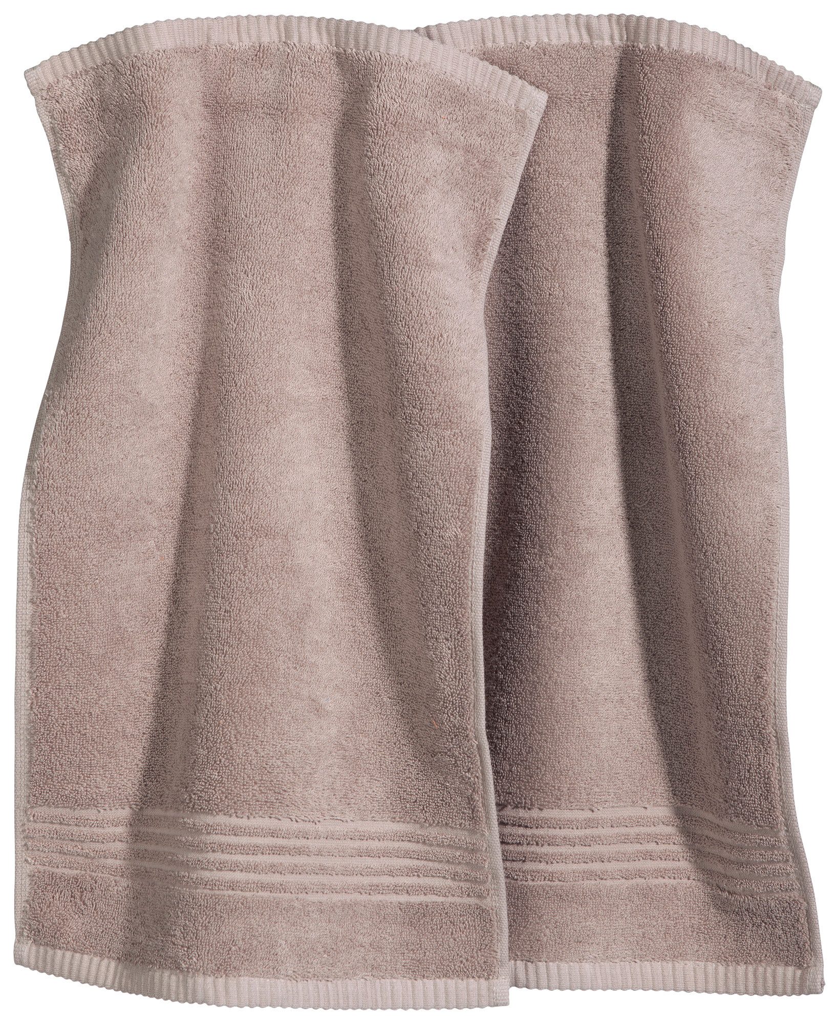 Erwin Müller Gästehandtuch Gästetuch "Konstanz" 2er-Pack, Frottier, Walk-Fr günstig online kaufen