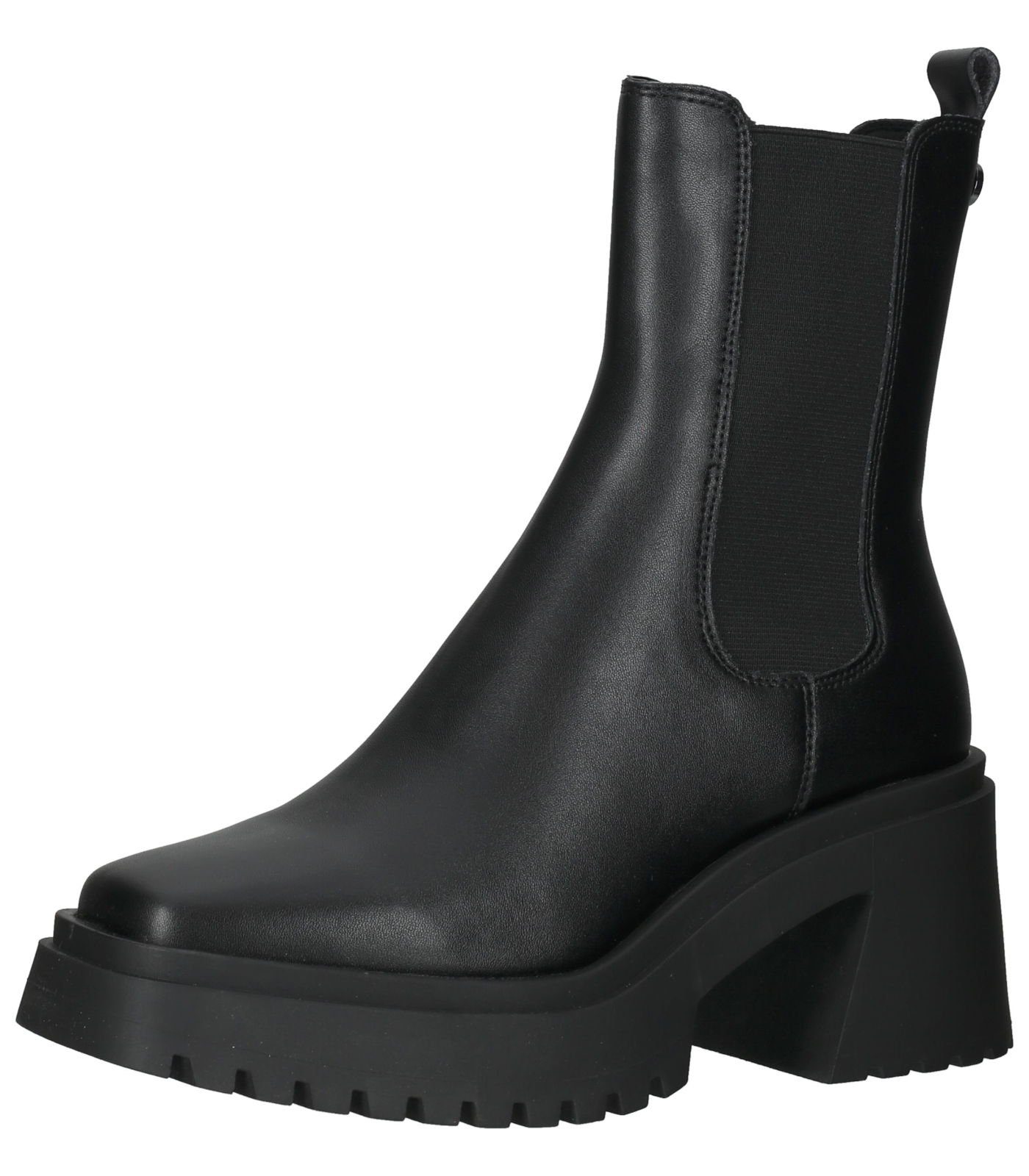 STEVE MADDEN Stiefelette Leder/Textil High-Heel-Stiefelette