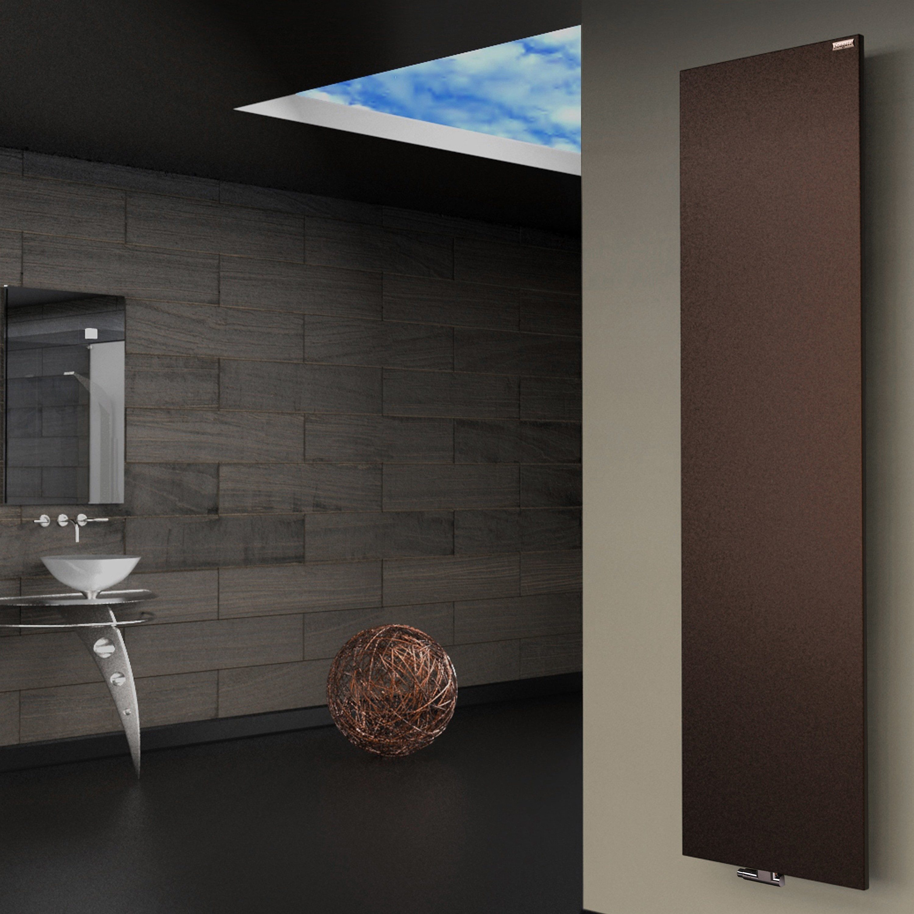 Szagato Badheizkörper Badheizkörper Design Mirror Steel 3 (alle Ausführungen) SZAGATO Paneel, 5 Jahre Garantie, Made in Germany