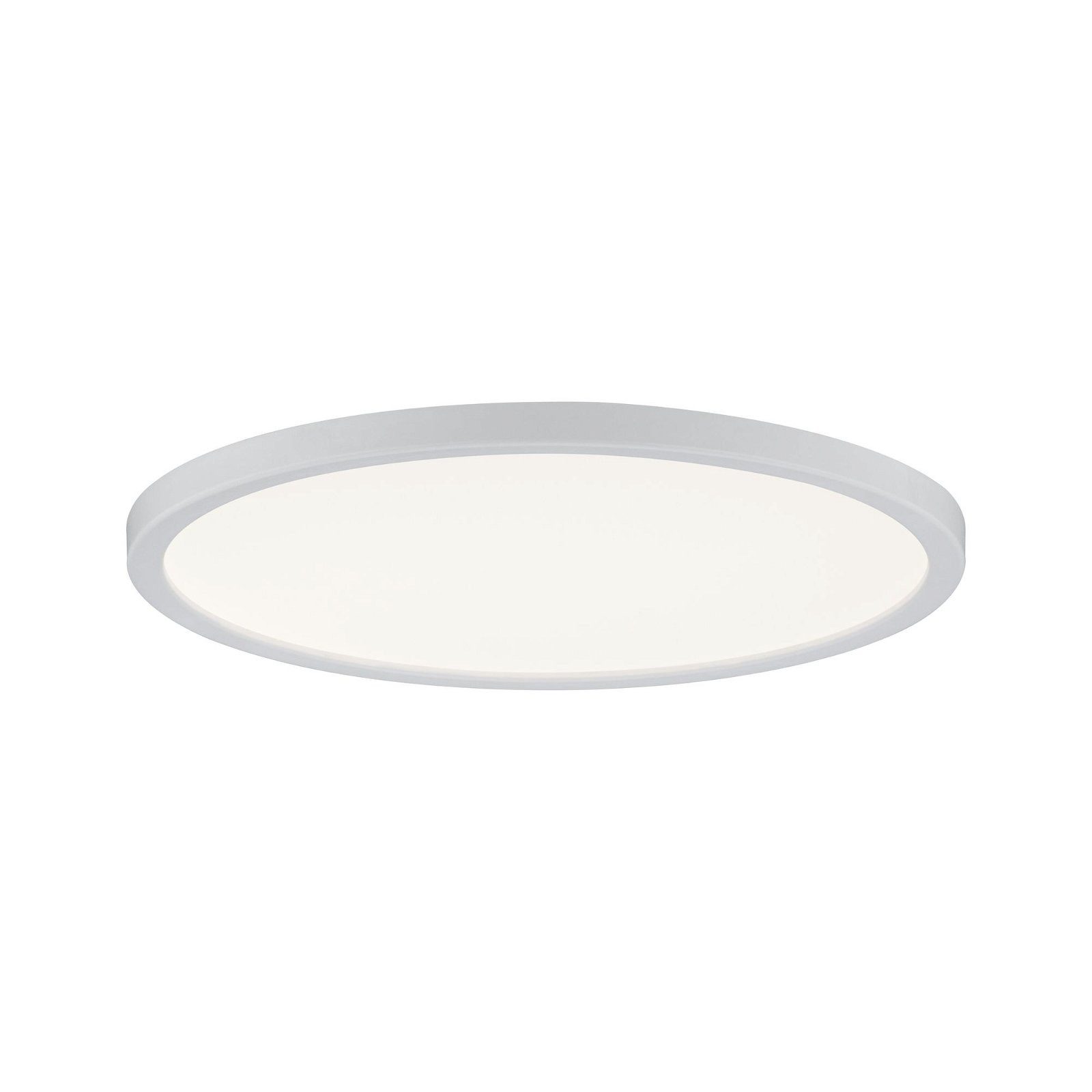 Paulmann LED Einbauleuchte Areo IP44 rund 180mm 11W 770lm 3000K Nickel matt dimmbar 180mm 12W, LED fest integriert, Warmweiß, Einbaupanel