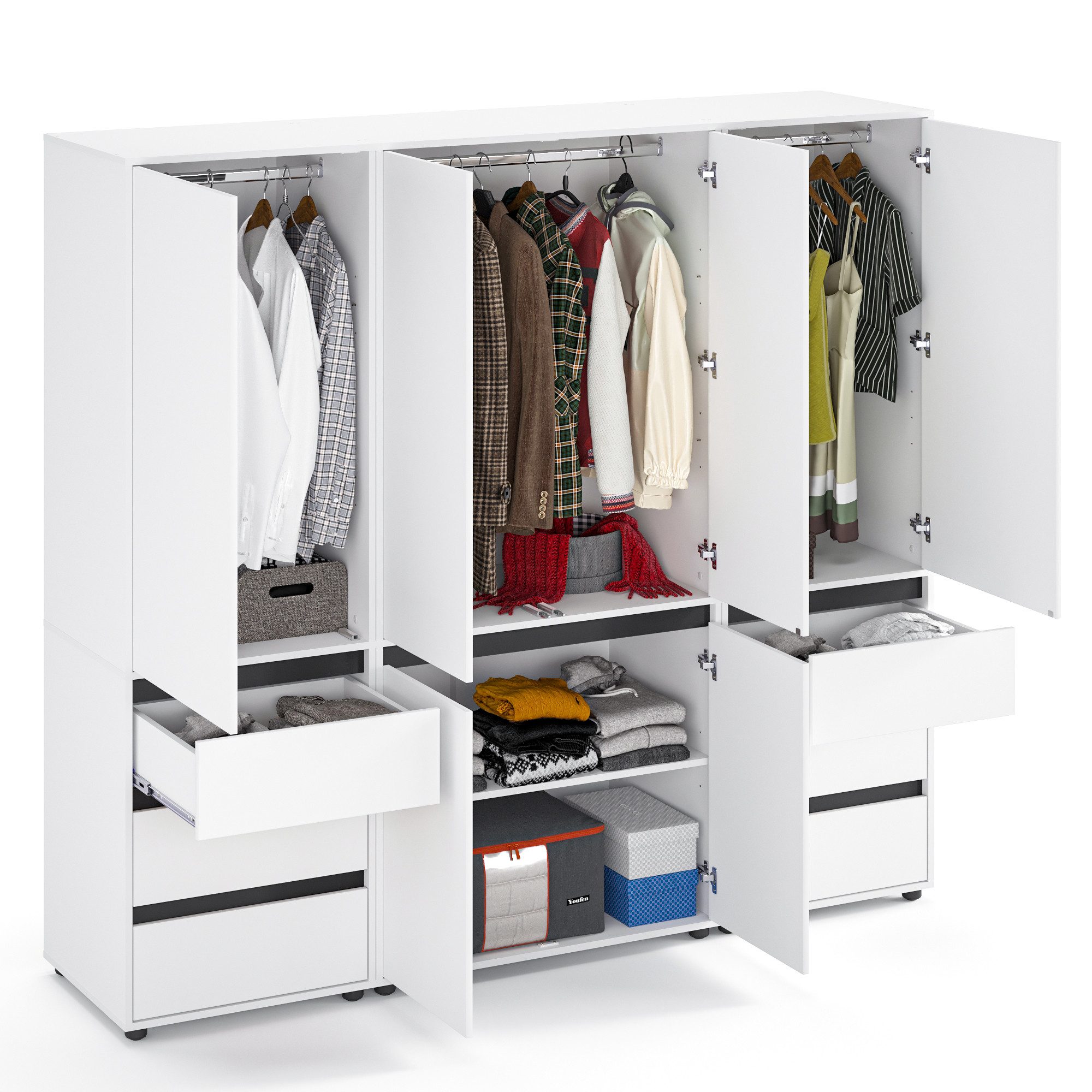 KOMTO Garderobenschrank CUBE 60-90 cm Mit günstig online kaufen