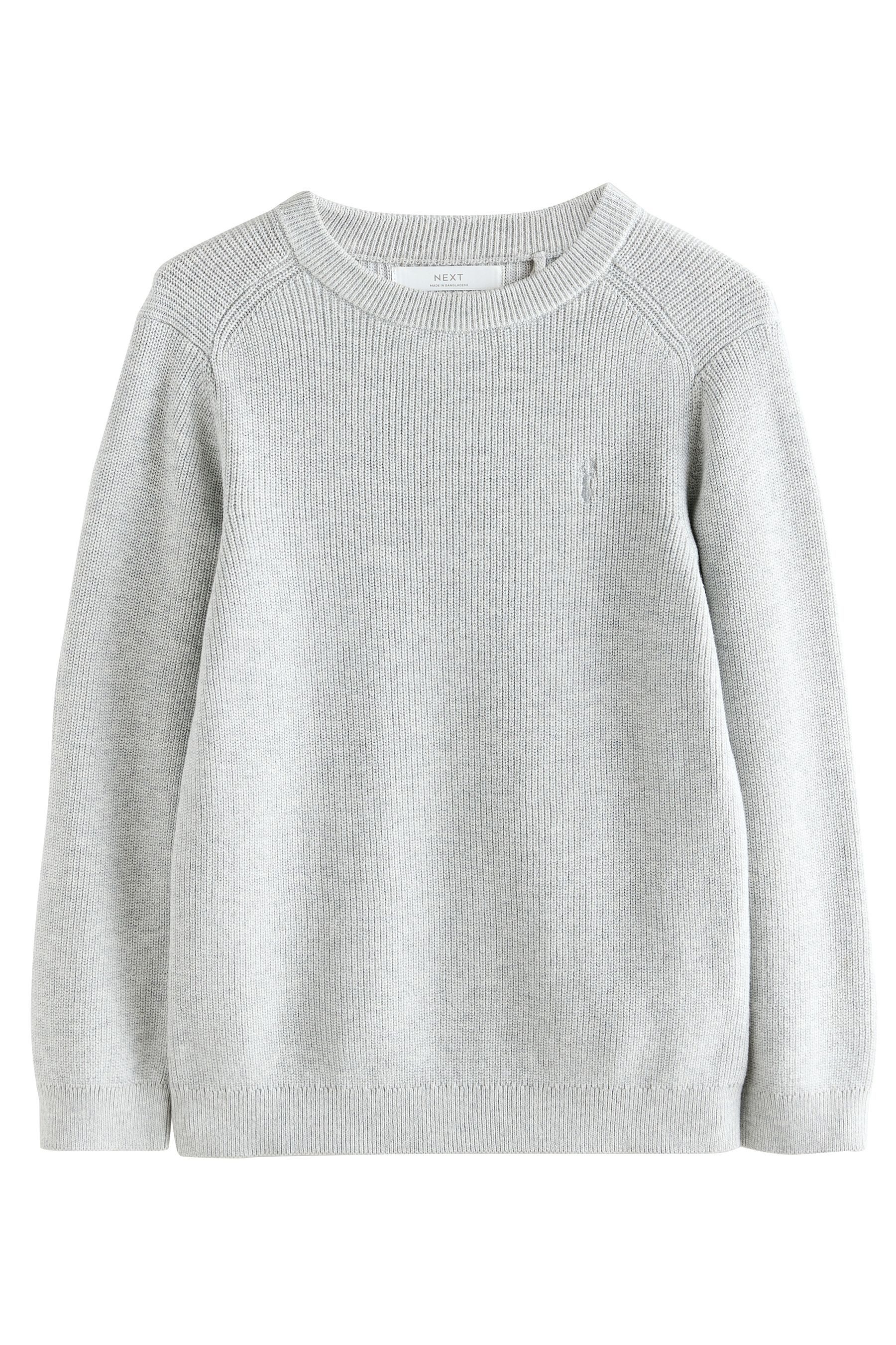 Next Rundhalspullover Strickpullover mit Rundhalsausschnitt und Hirsch (1-tlg)