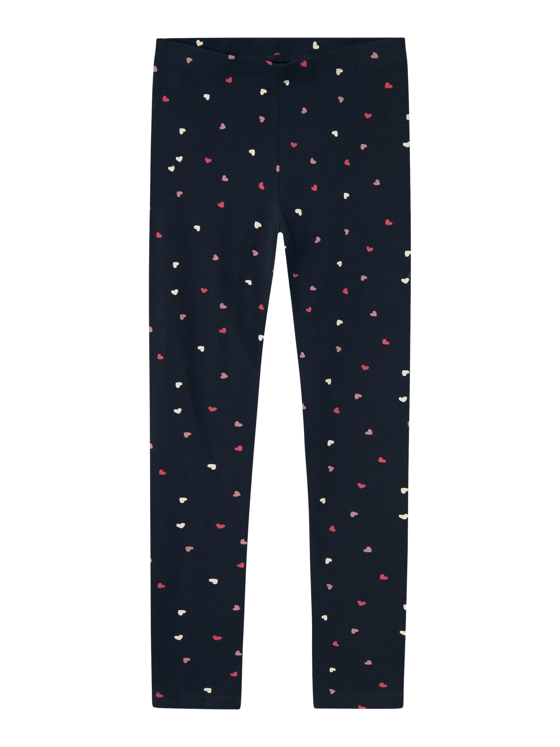 Name It Leggings sapphire/hearts LEGGING dark NKFVIVIAN AOP