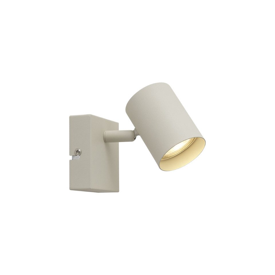 Qazqa LED Aufbaustrahler Jeana, ohne Leuchtmittel, Neutralweiß, QAZQA Aufbau­spot, gu10, Beige, Metall, Modern