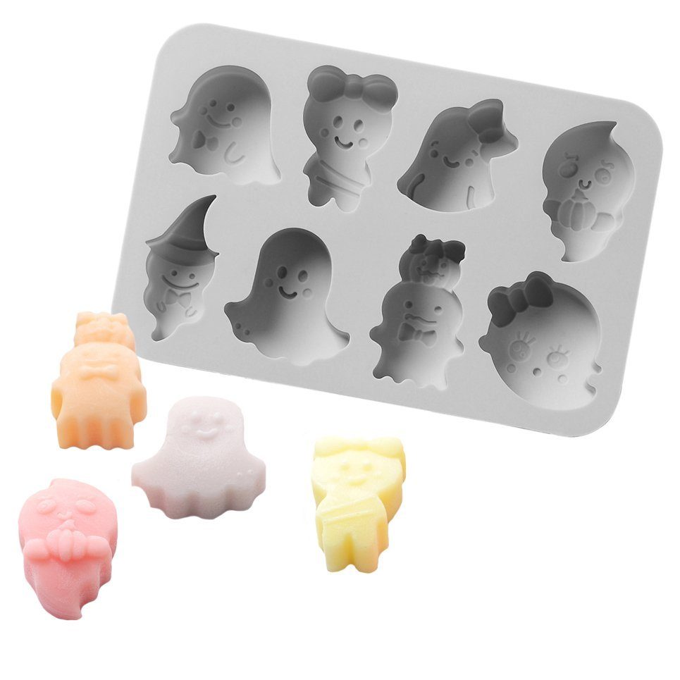 Metamorph Backform Geister Silikon Backform - Halloween Keks Kuchen, Halloween Keks Kuchen