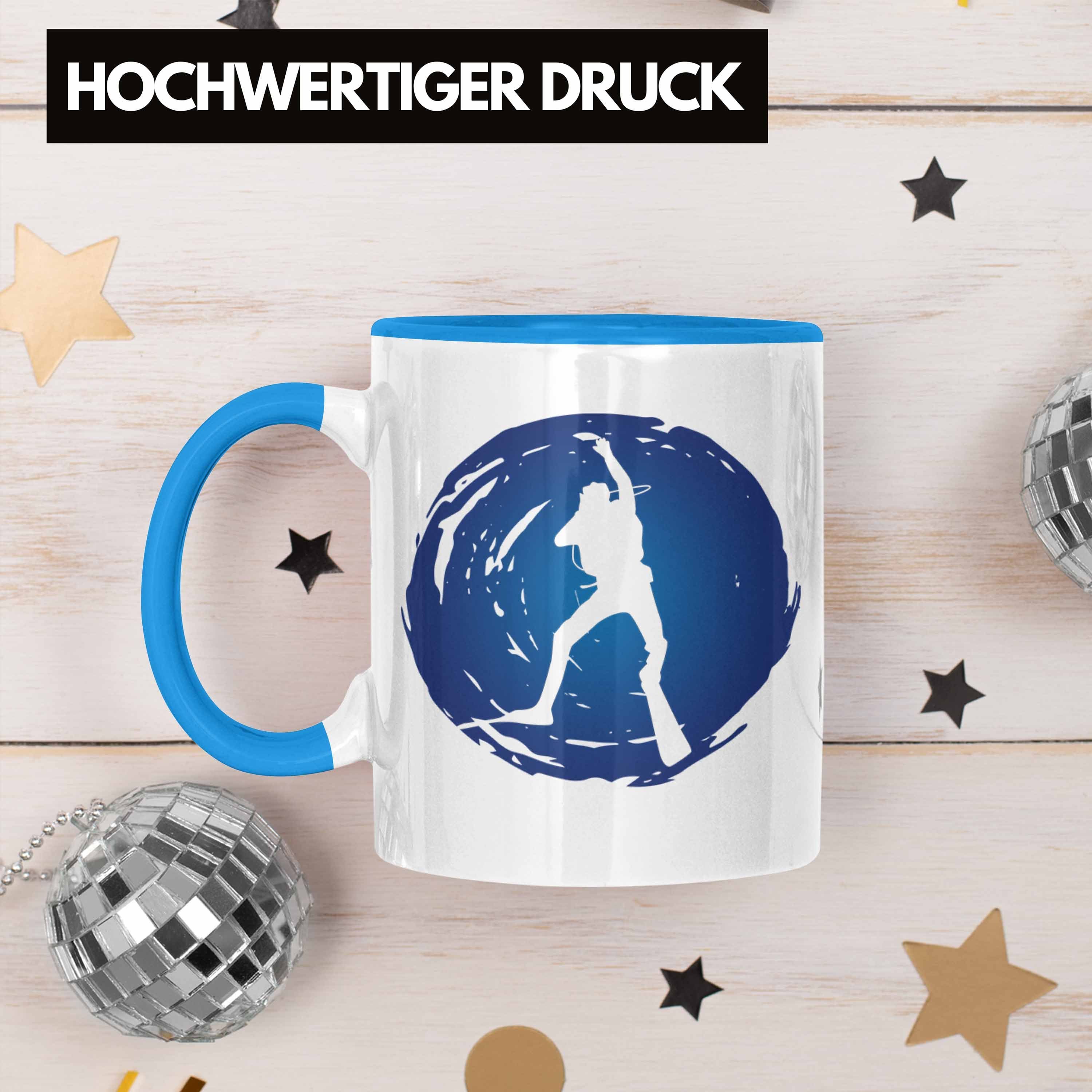 Trendation Tasse Lustig Tauchlehrer Tasse - Geschenkidee Tauchen Grafik Trendation Geschenk Taucher für Tauchsport Blau