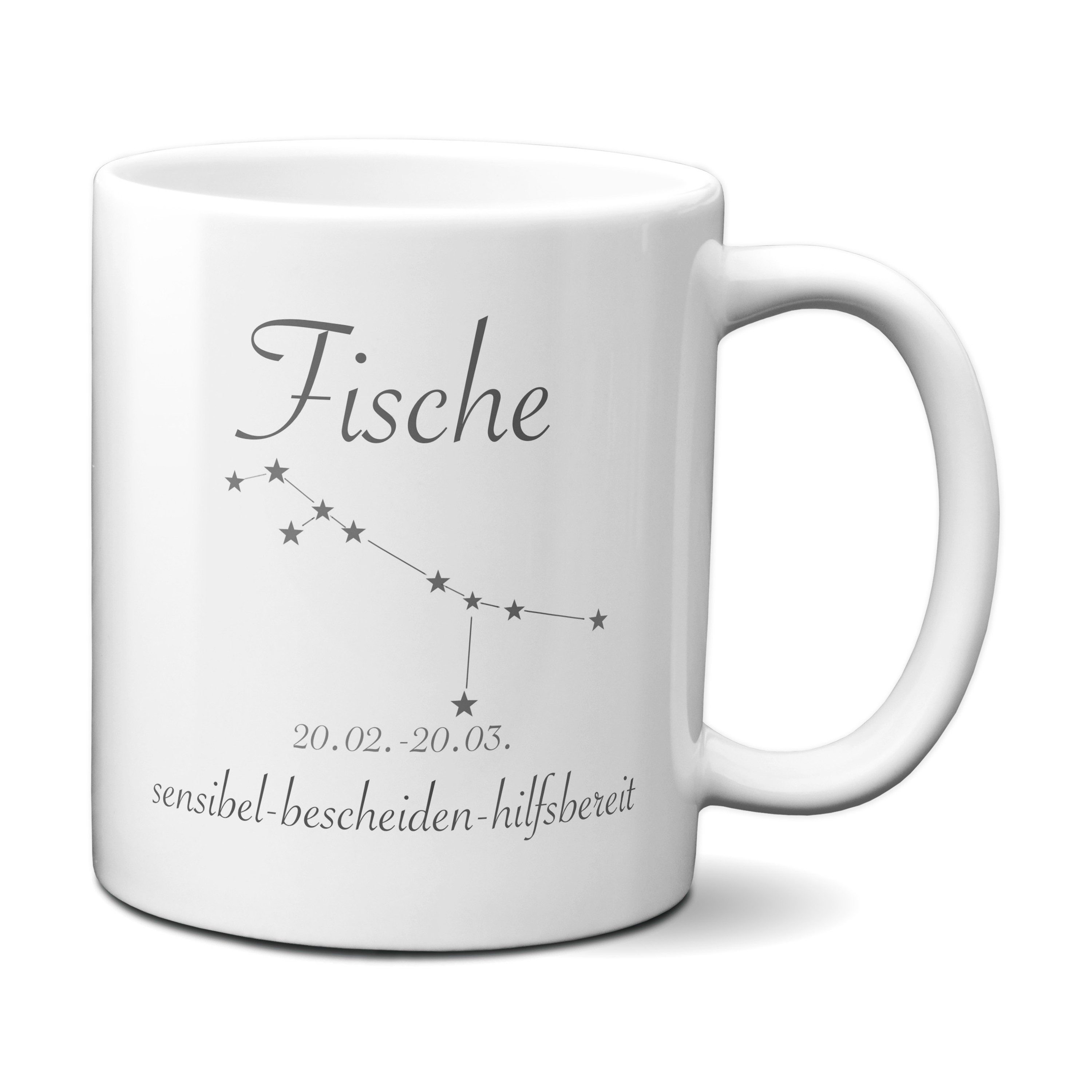 TASSENKING Tasse, Sternzeichen Fische - Tasse