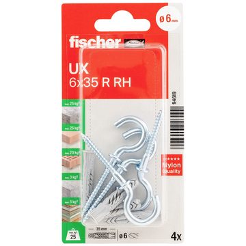 fischer Dübel-Set Fischer UX 6 x 35 R RH K NV Universaldübel 35 mm 094619 1 Set