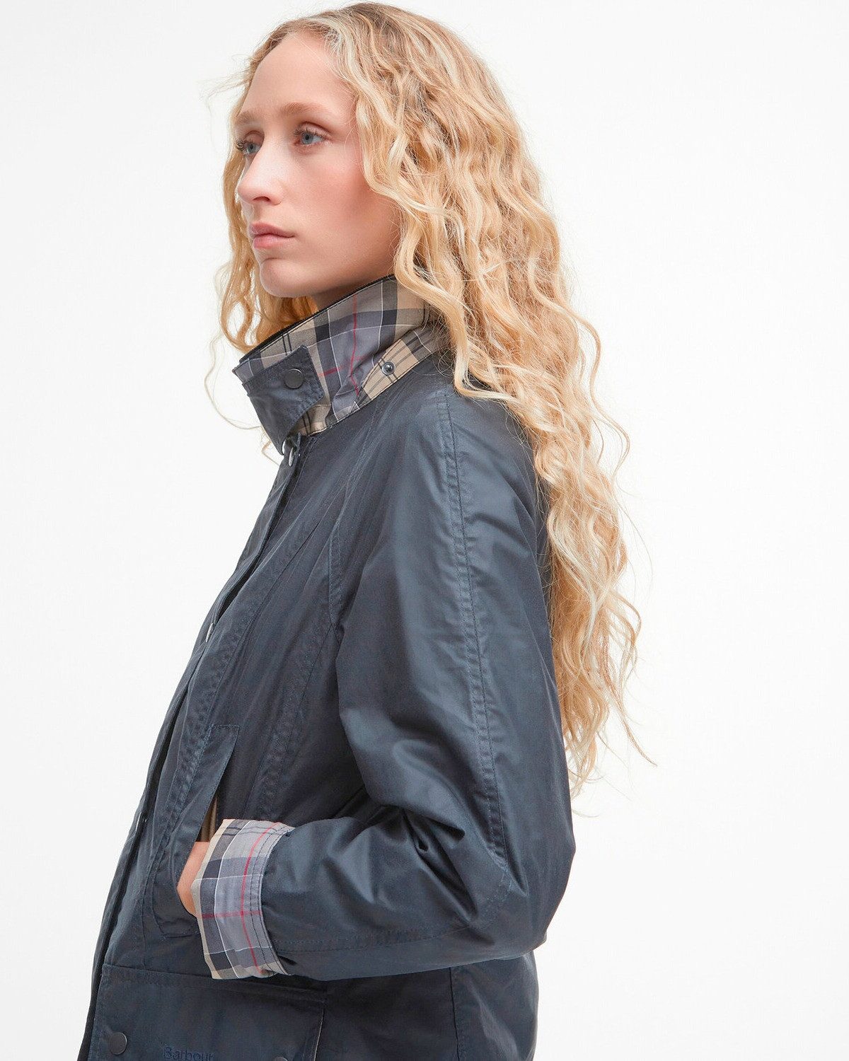 Barbour Langjacke Lightweight Wachsjacke Beadnell