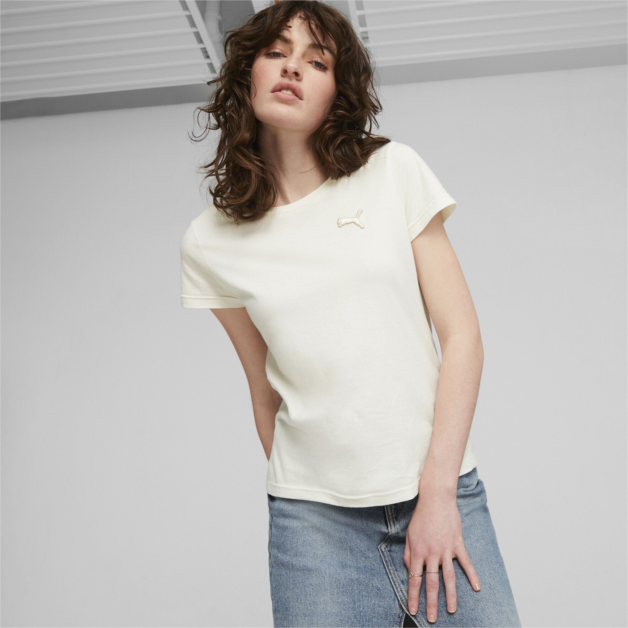 PUMA T-Shirt Made In Mix Damen France Color T-Shirt No