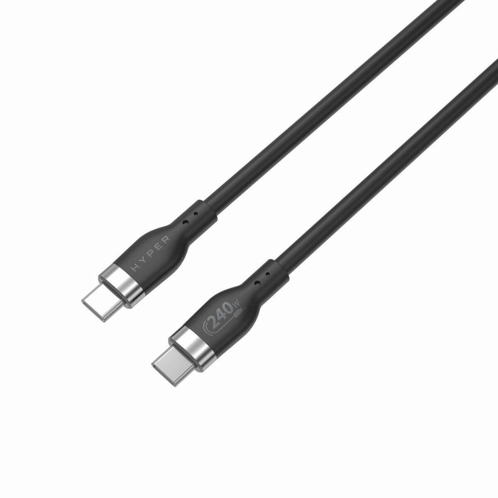 Targus Silicone USB-C Lade-Kabel 2 m 240W USB-Kabel, USB-C, (200 cm)