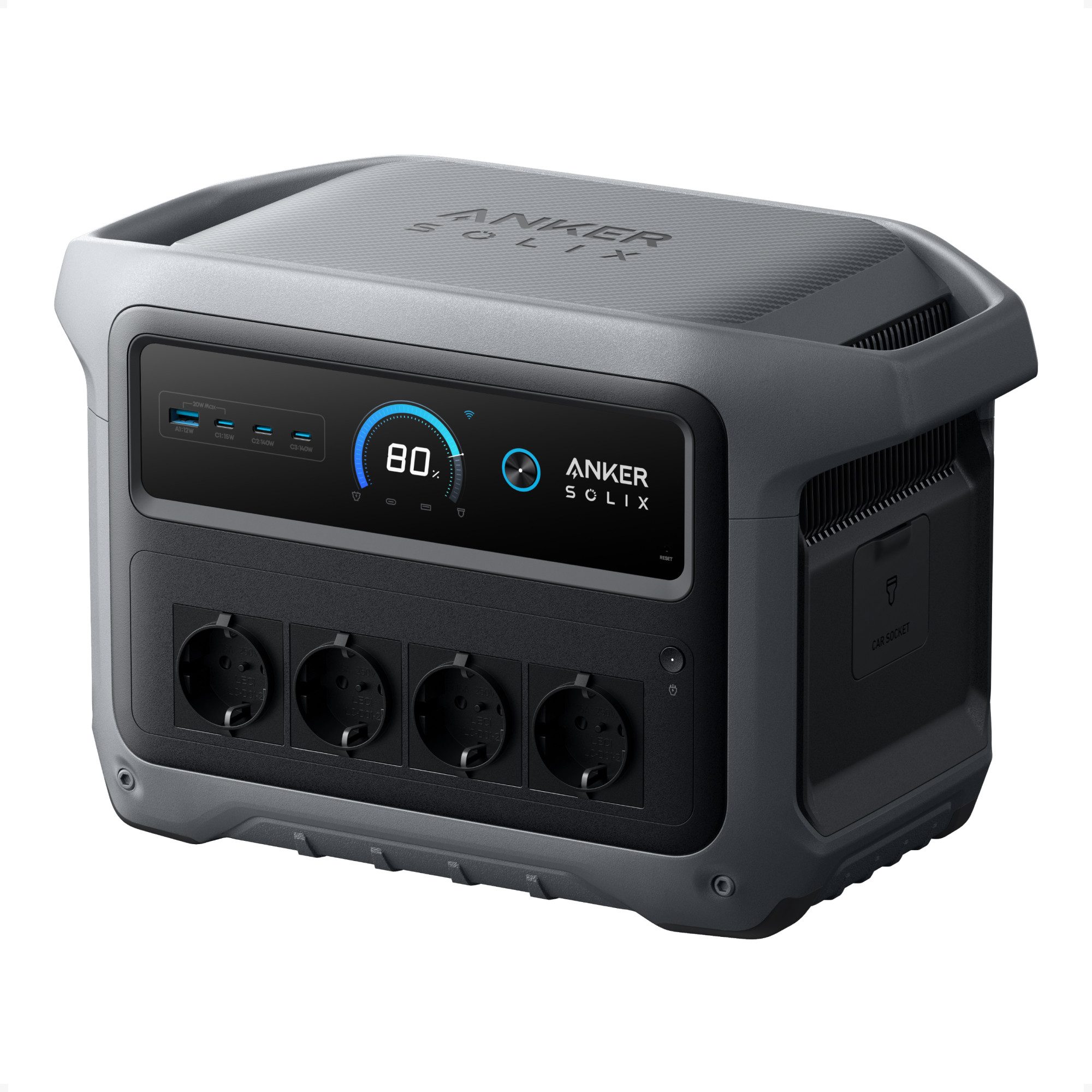 Anker Stromerzeuger C1000 Gen 2 Tragbare Powerstation mit wasserfester Tragetasche, 2 in kW, (1-tlg)