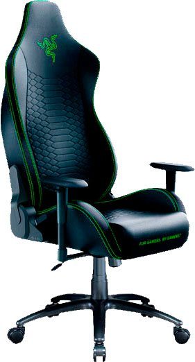 RAZER Gaming-Stuhl Iskur X, Polster aus hoch verdichtetem Schaumstoff