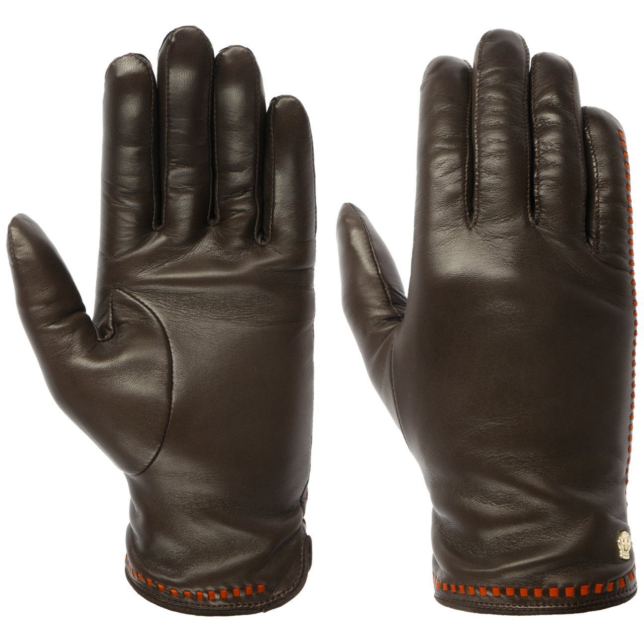 Roeckl Lederhandschuhe Handschuhe mit Futter braun