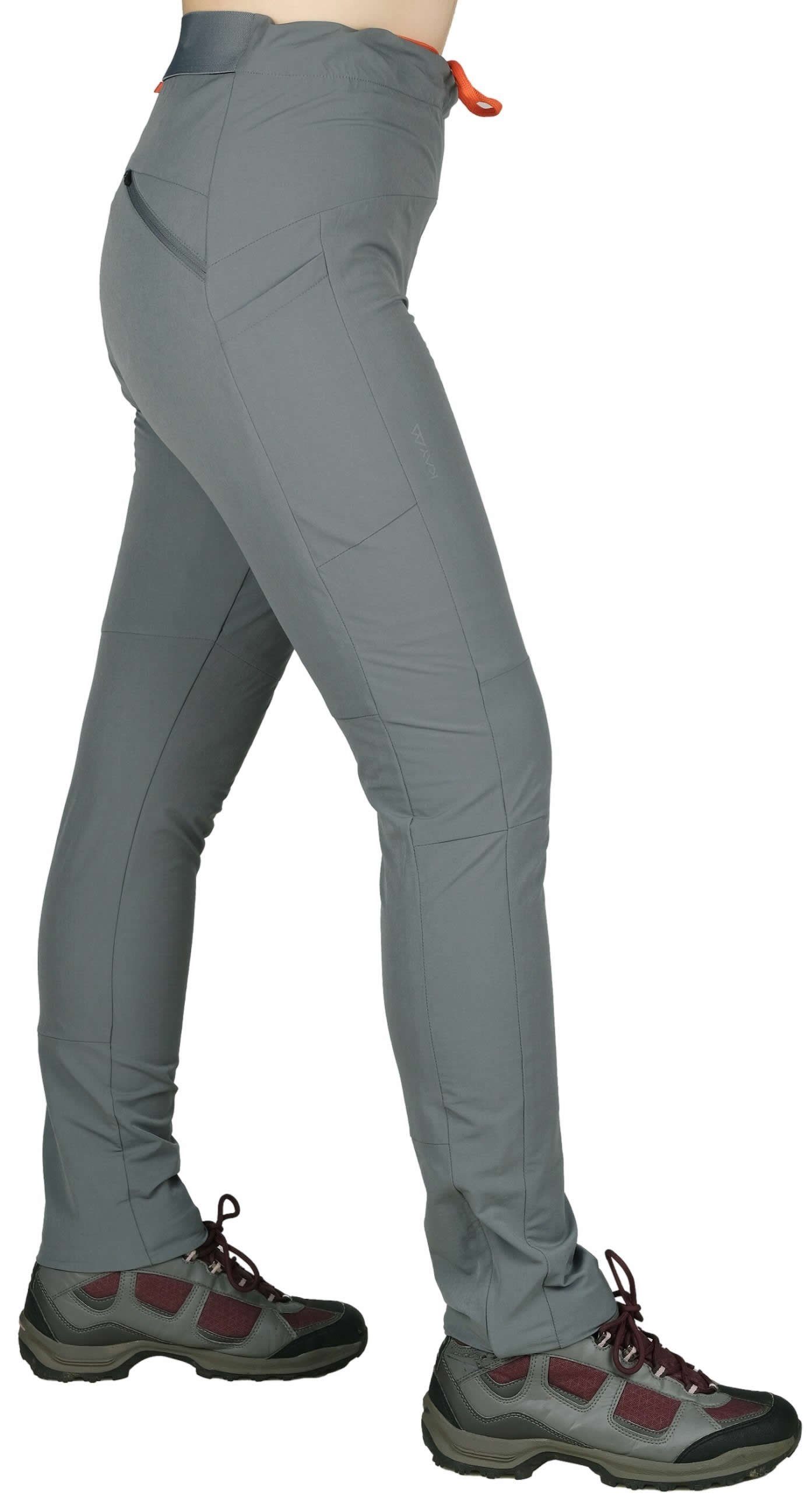 Trekkinghose Damen Ischgl Hose Kaymountain 42 Winter Balsam Wander Merino Green Hybrid Outdoor