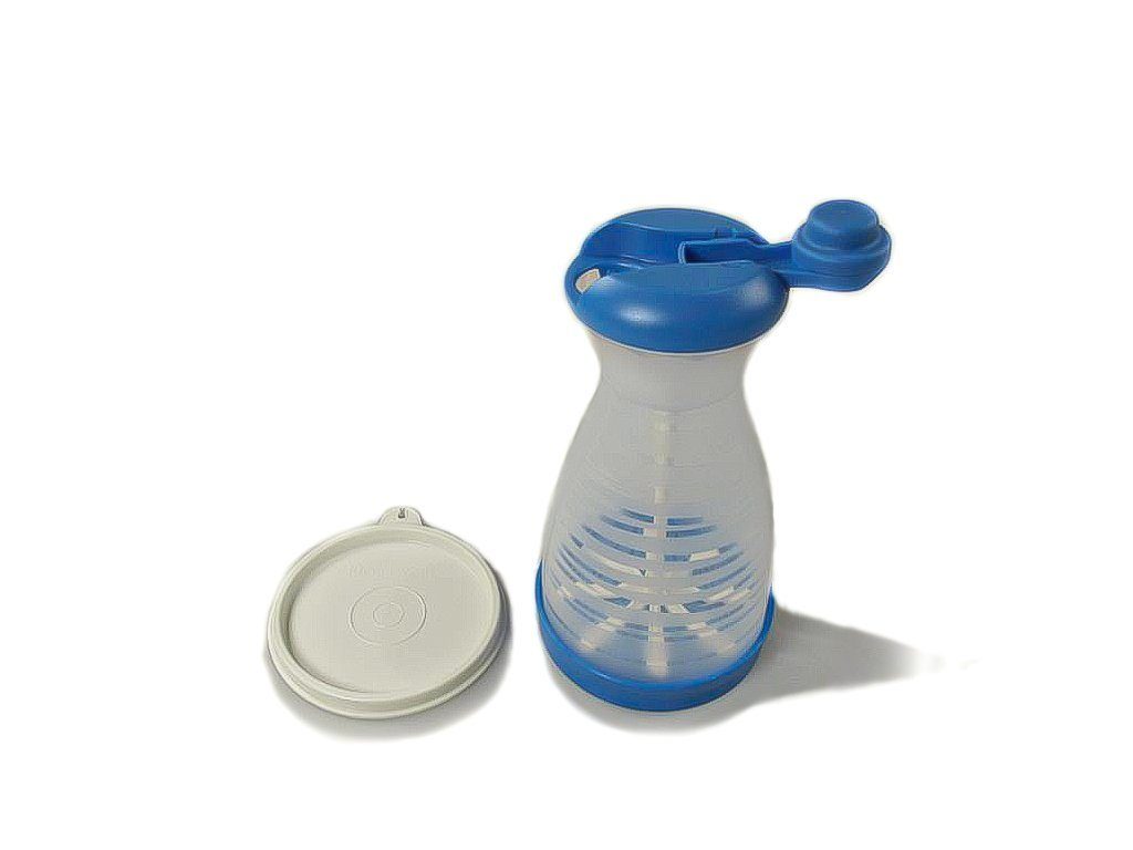 TUPPERWARE Back-Set Puderfee blau Puderzucker Mühle + SPÜLTUCH