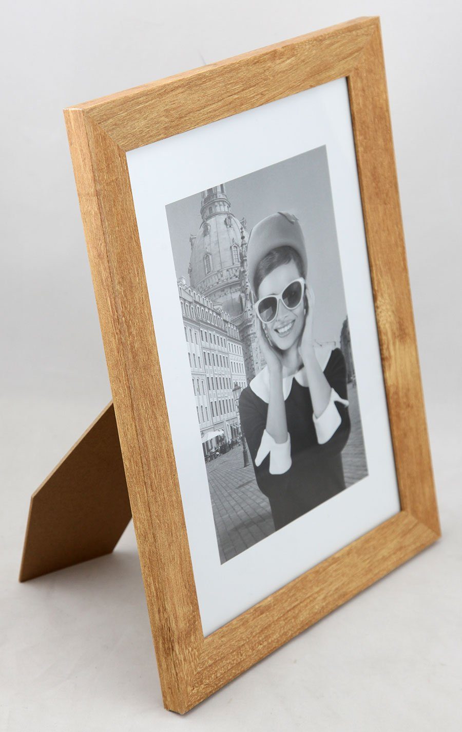 Bilderrahmen frames Rahmen IDEAL Bilderrahmen TREND Eiche Picture Family Holz Foto Hollywood