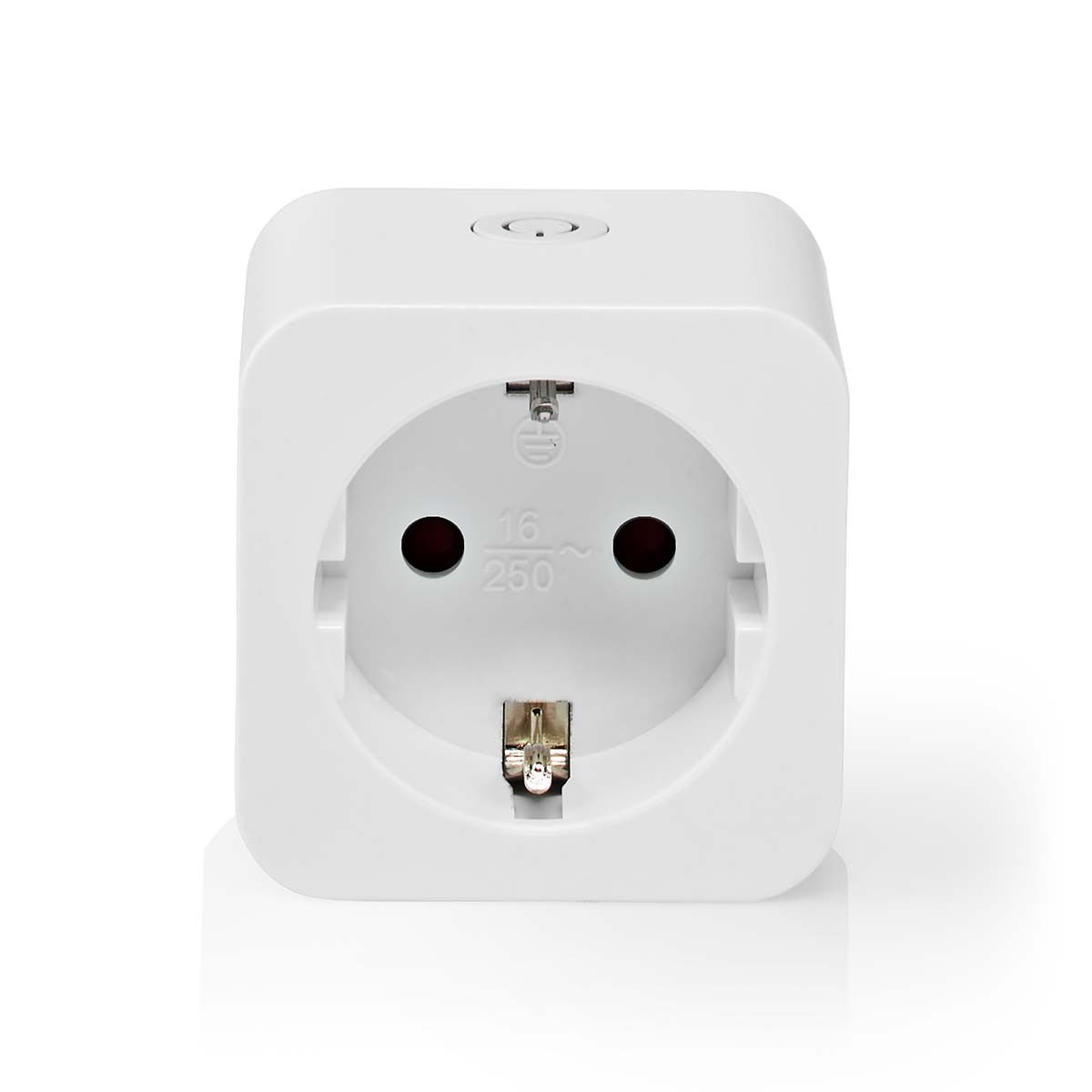 Nedis Energiekostenmessgerät WIFIP121FWT, 1-tlg., App-Steuerung, Sprachsteuerung, Verbrauchsanzeige, kompakt design.