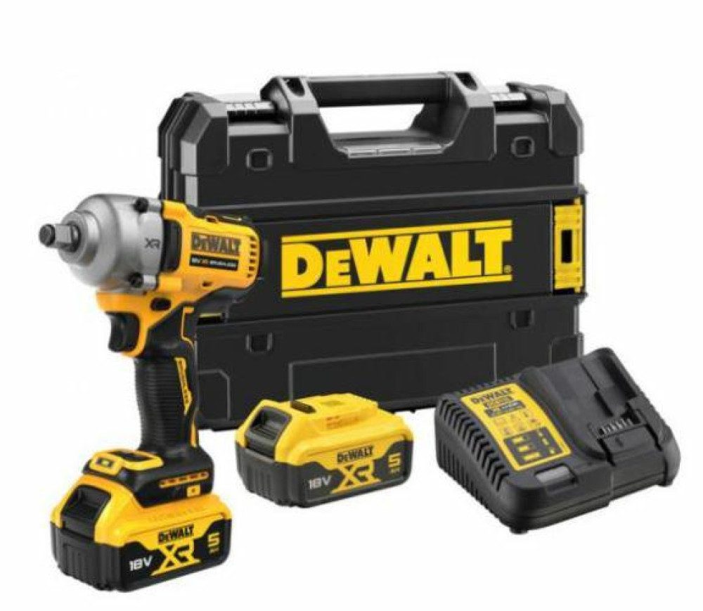 DeWalt Akku-Schlagschrauber DEWALT Akku-Schlagschrauber 1/2" 18V DCF891P2T 812Nm 4-Gänge 2x5,0Ah