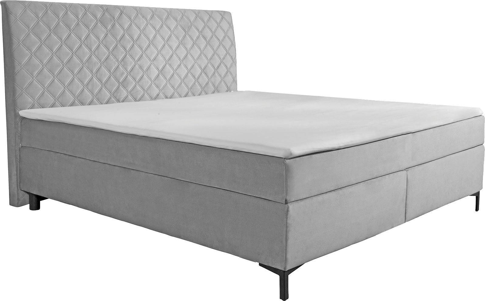 alina Boxspringbett Petro, inklusive Matratze und Topper, in diversen Ausführungen