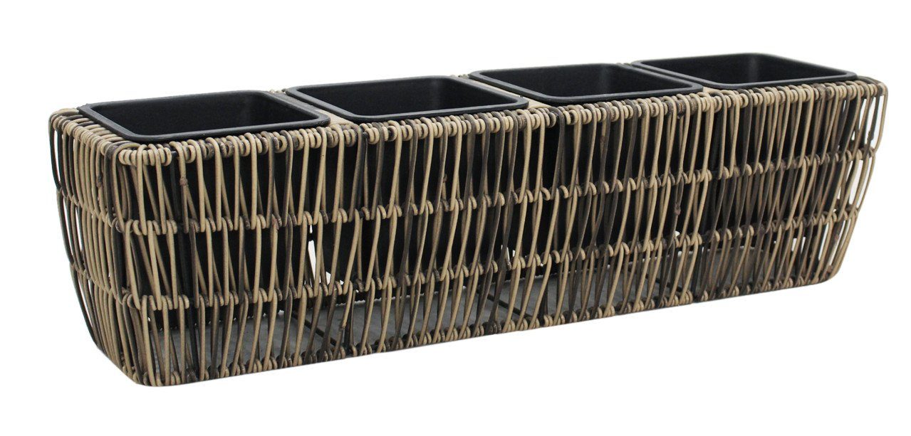 Trend Line Blumenkasten TrendLine Polyrattan Pflanztopf günstig online kaufen