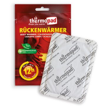 Thermopad Körperwärmer THERMOPAD Rückenwärmer, 10 Stück, 12h Wärme, luftaktiviert, sofort einsetzbar, selbstklebend, natürliche und unbedenkliche Inhaltsstoffe, auch geeignet als Nackenwärmer, Schulterwärmer oder Nierenwärmer