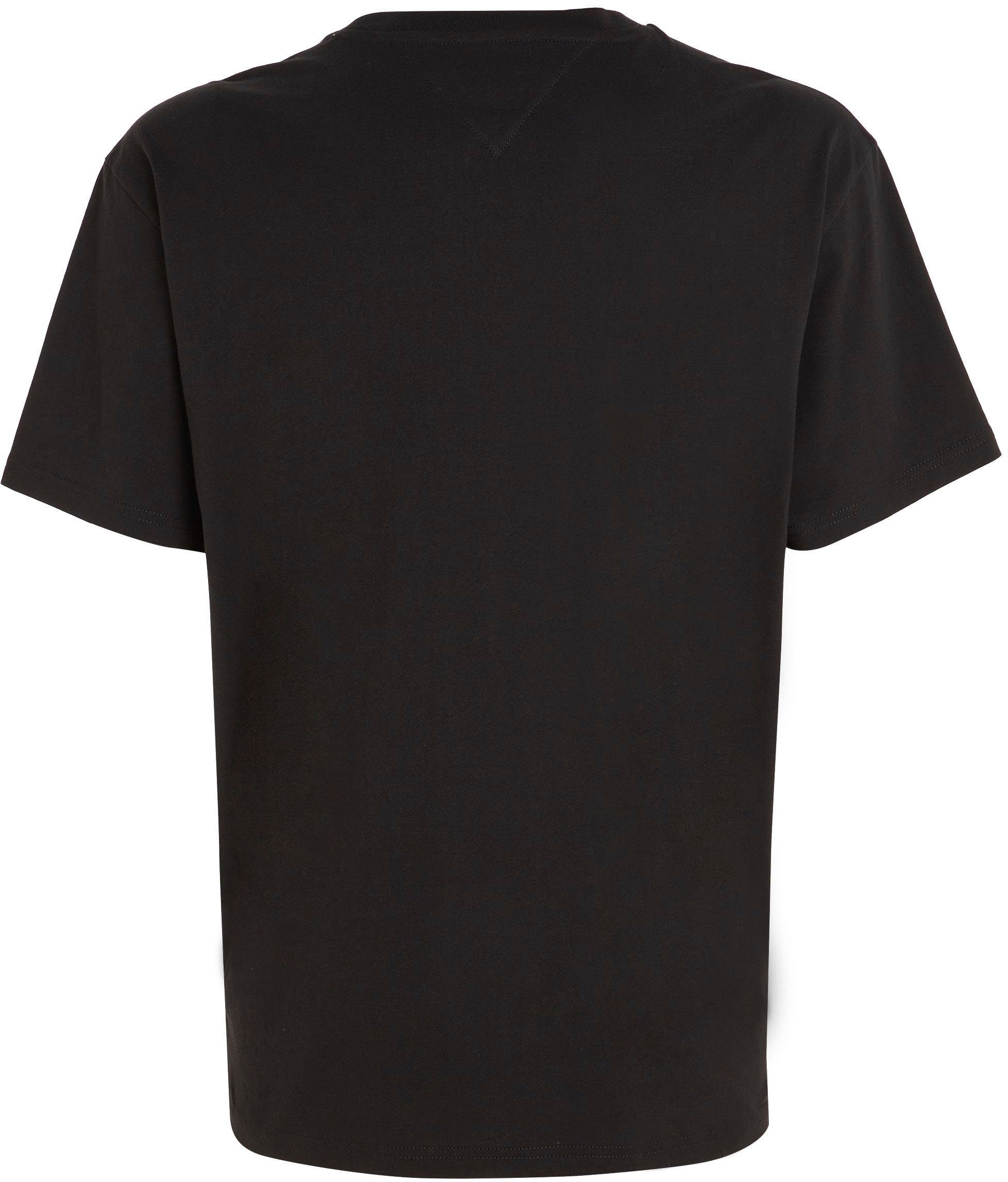 CLSC T-Shirt TJM Black Tommy Jeans LINEAR TEE CHEST