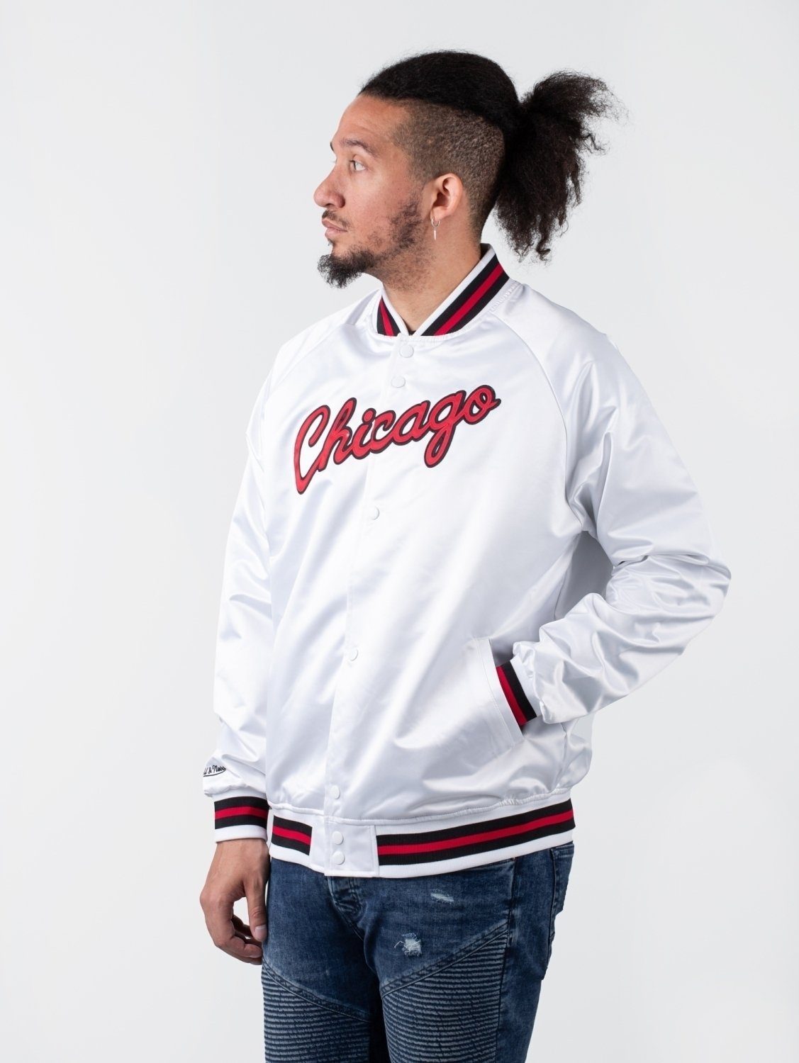 Mitchell & Ness Collegejacke Mitchell & Ness NBA Lightweight Satin Jacket