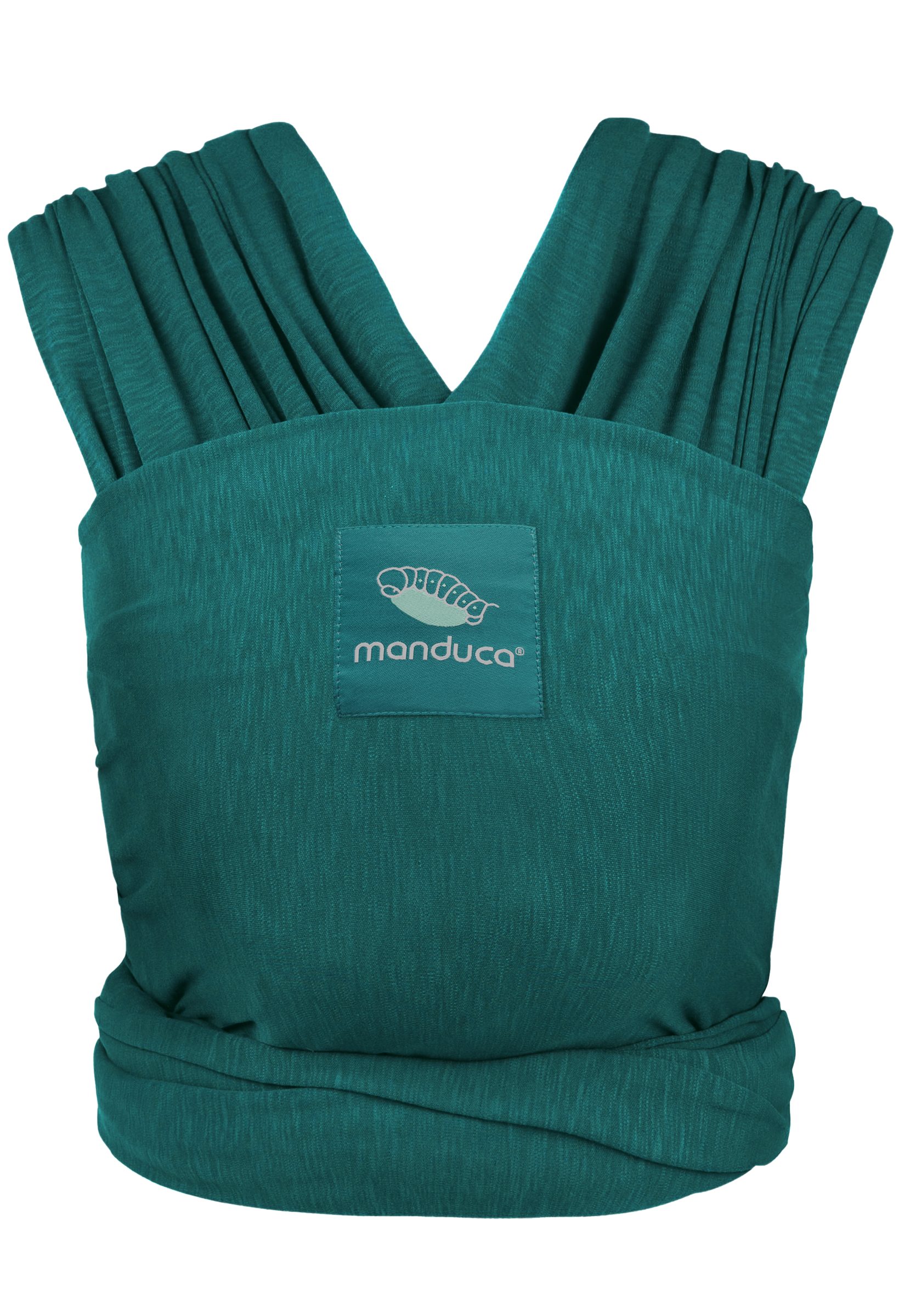 manduca Babytrage manduca Sling - Babytragetuch - Elastische Babytrage, Unterstützt die natürliche M-Position beim Baby.