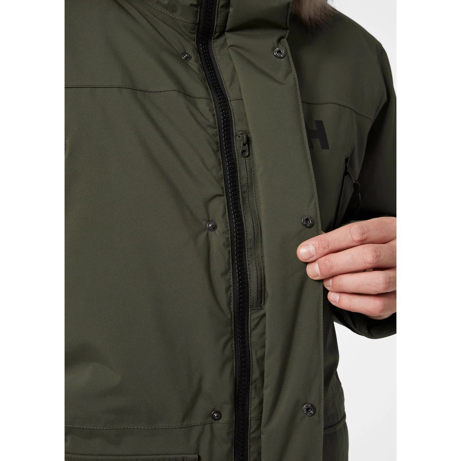 Helly Hansen Parka Reine (PrimaLoft RISE) utility graugrün Herren