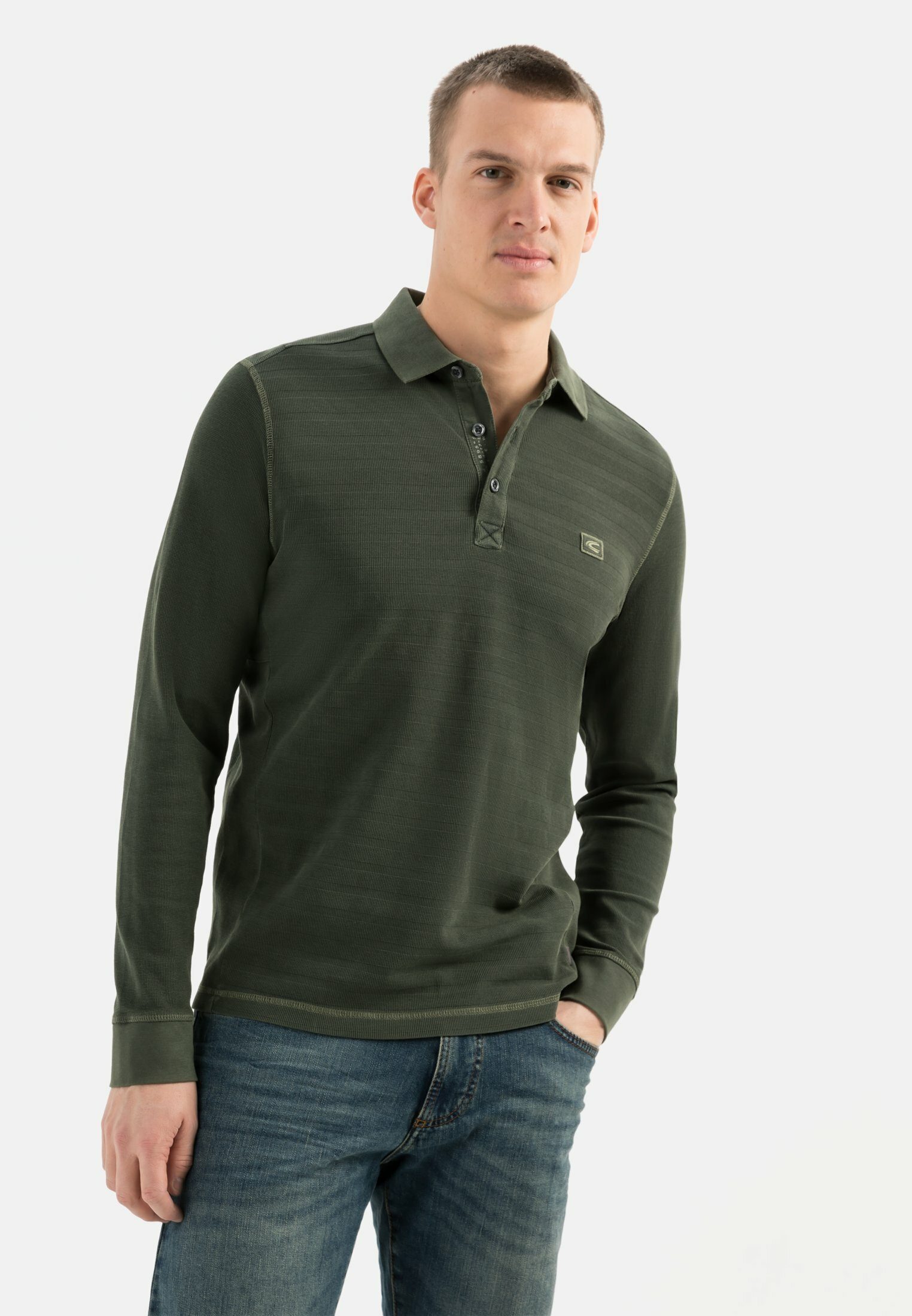 camel active Poloshirt »Langarm-Poloshirt aus reinem Organic Cotton«  Shirts_Langarm-Poloshirt online kaufen | OTTO