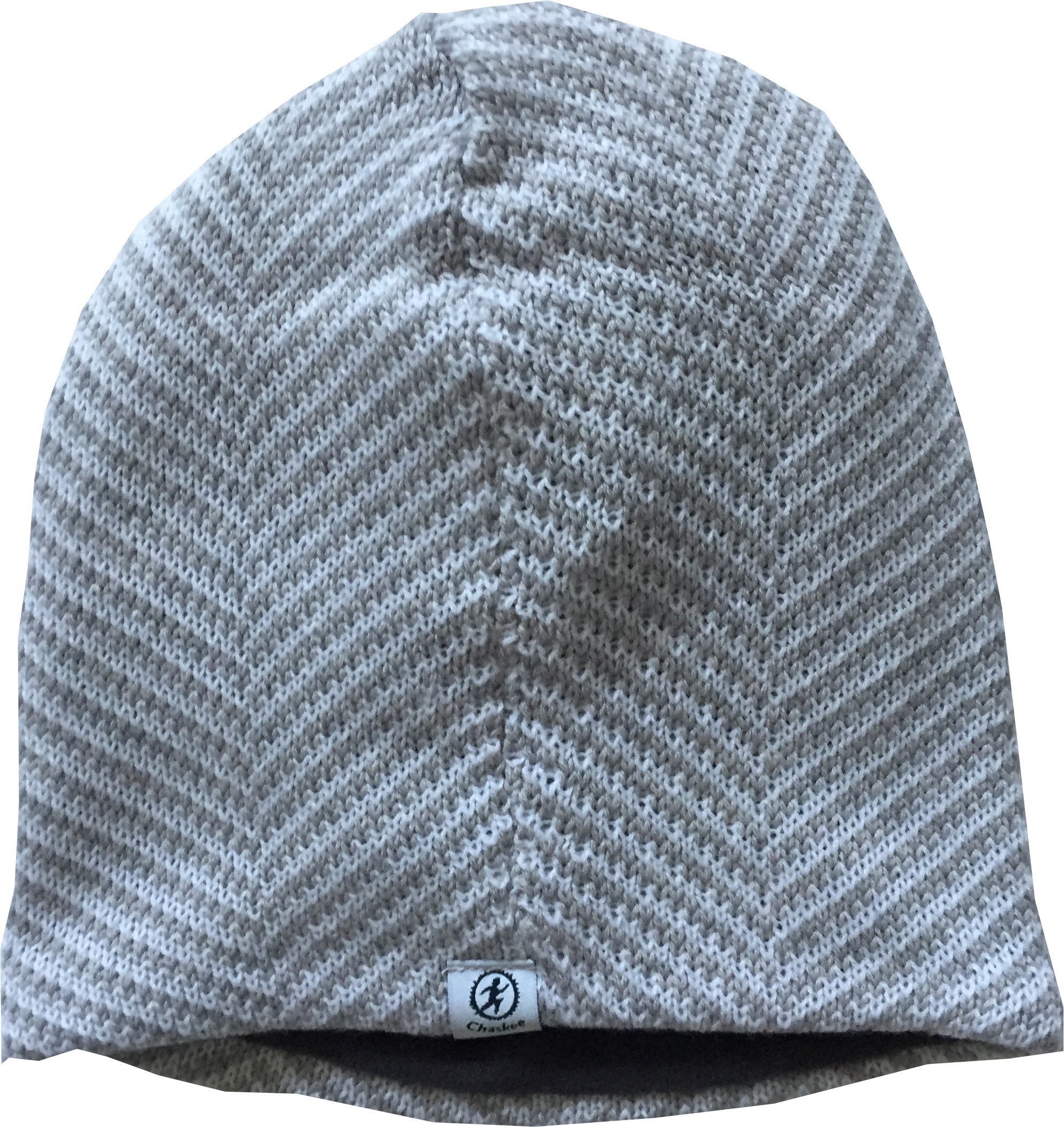 Chaskee Strickmütze Saint Tropez warme Beanie-Mütze weiß/grau